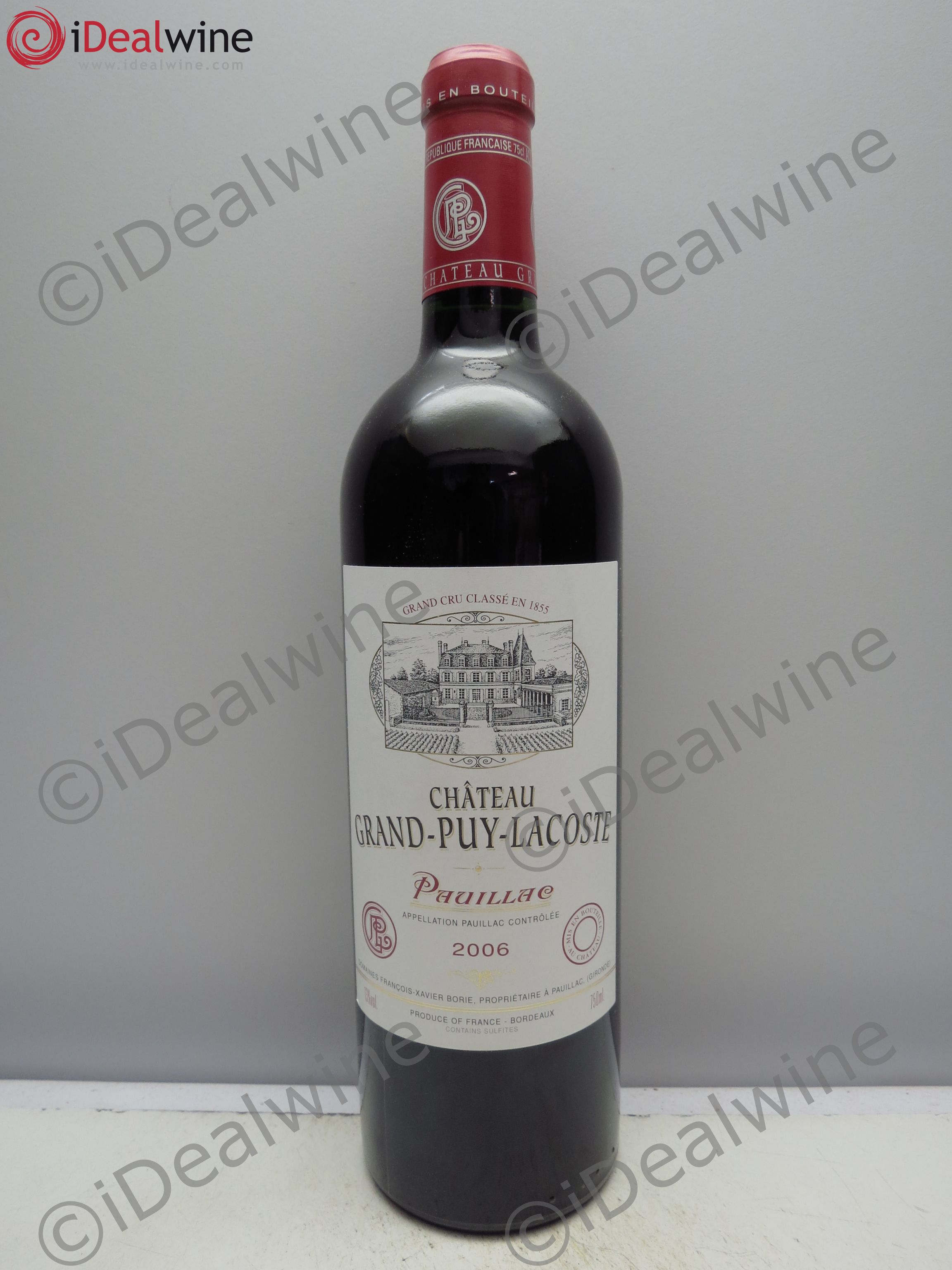 Château Grand Puy Lacoste 5ème Grand Cru Classé 2006 - Lot de 1 bouteille - 0