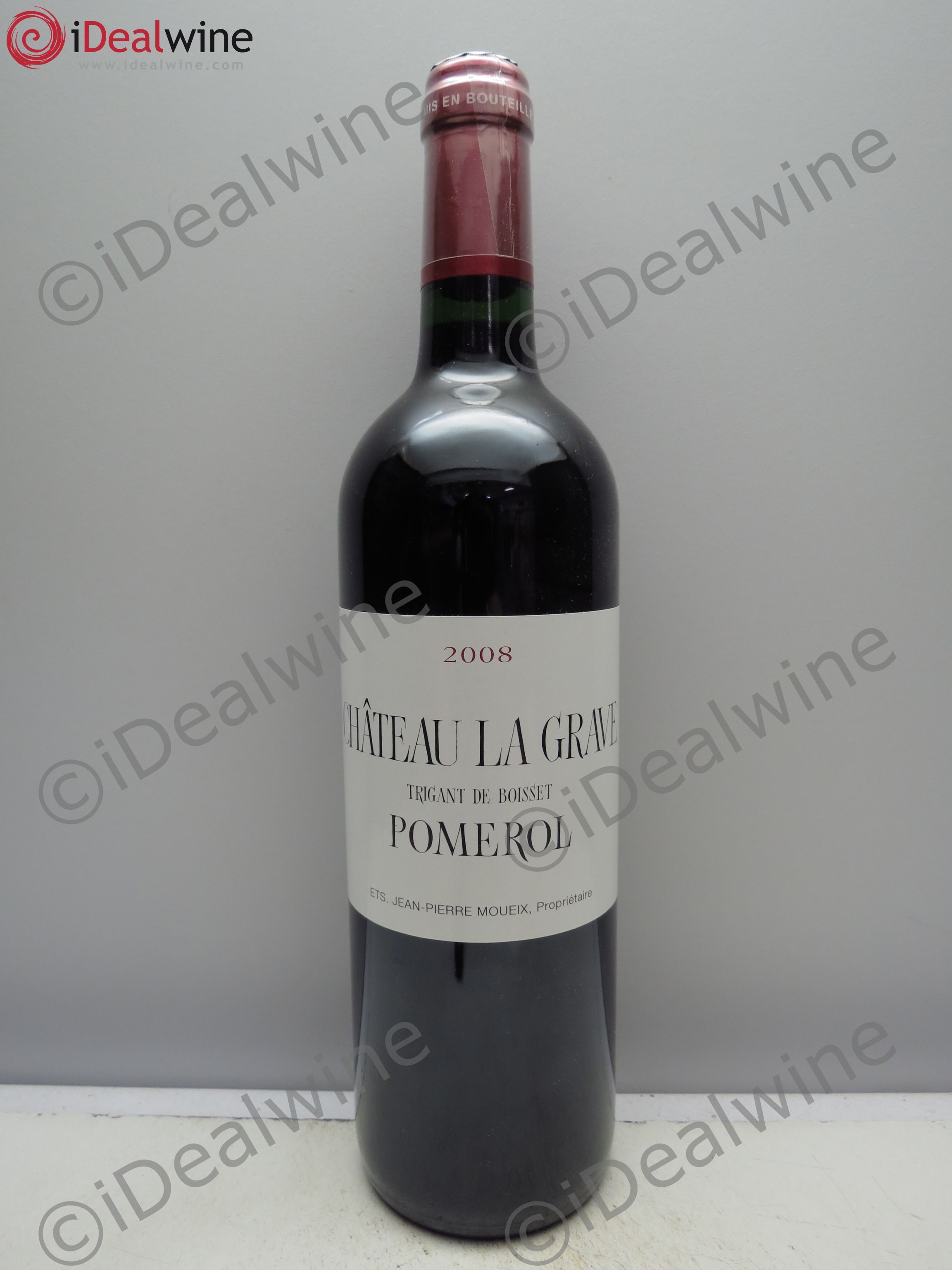 Château La Grave à Pomerol (Trigant de Boisset) 2008 - Lot de 1 bouteille - 0