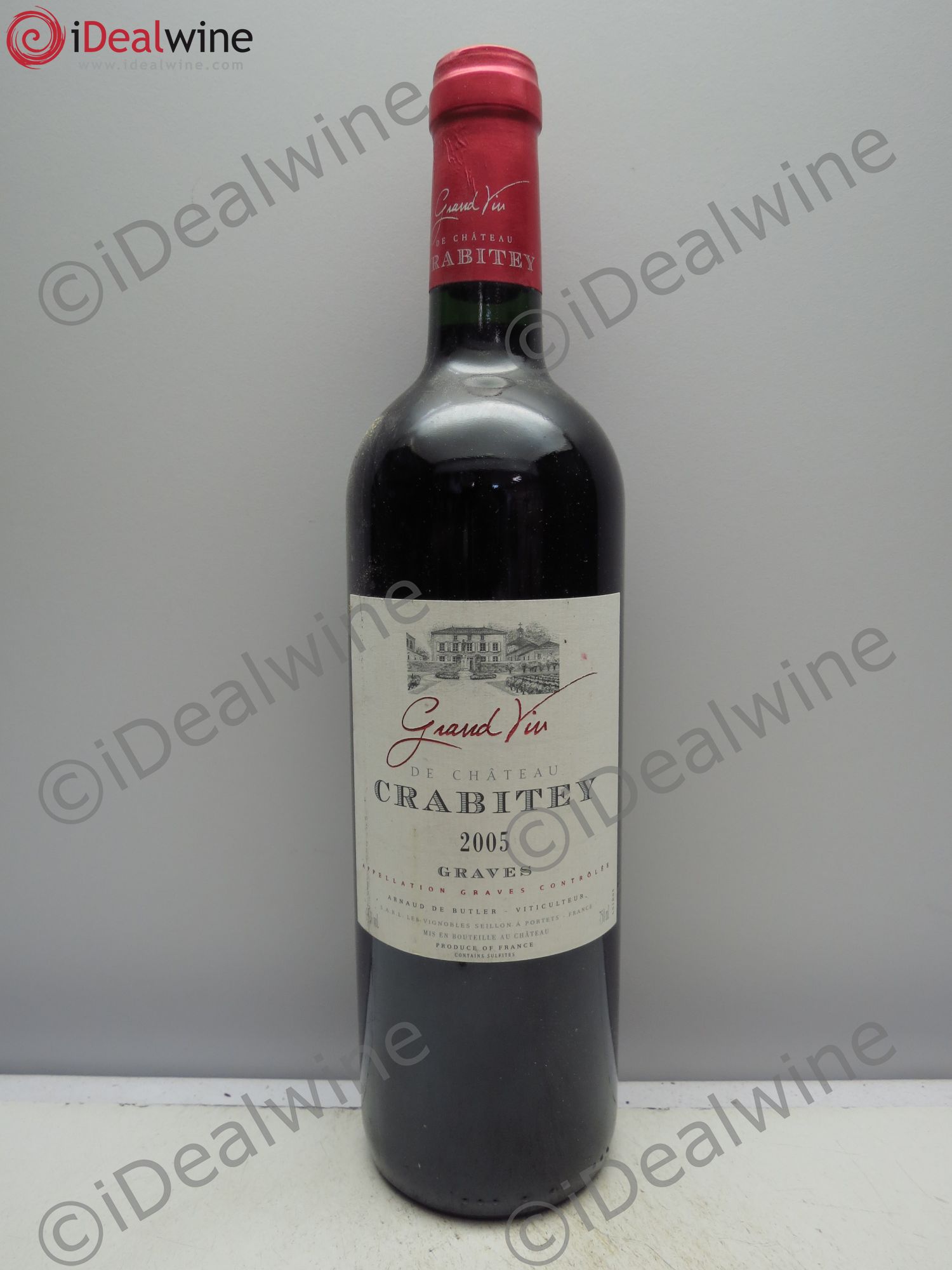 Bordeaux Château Crabitey - Graves 2005 - Posten von 6 Flaschen - 0
