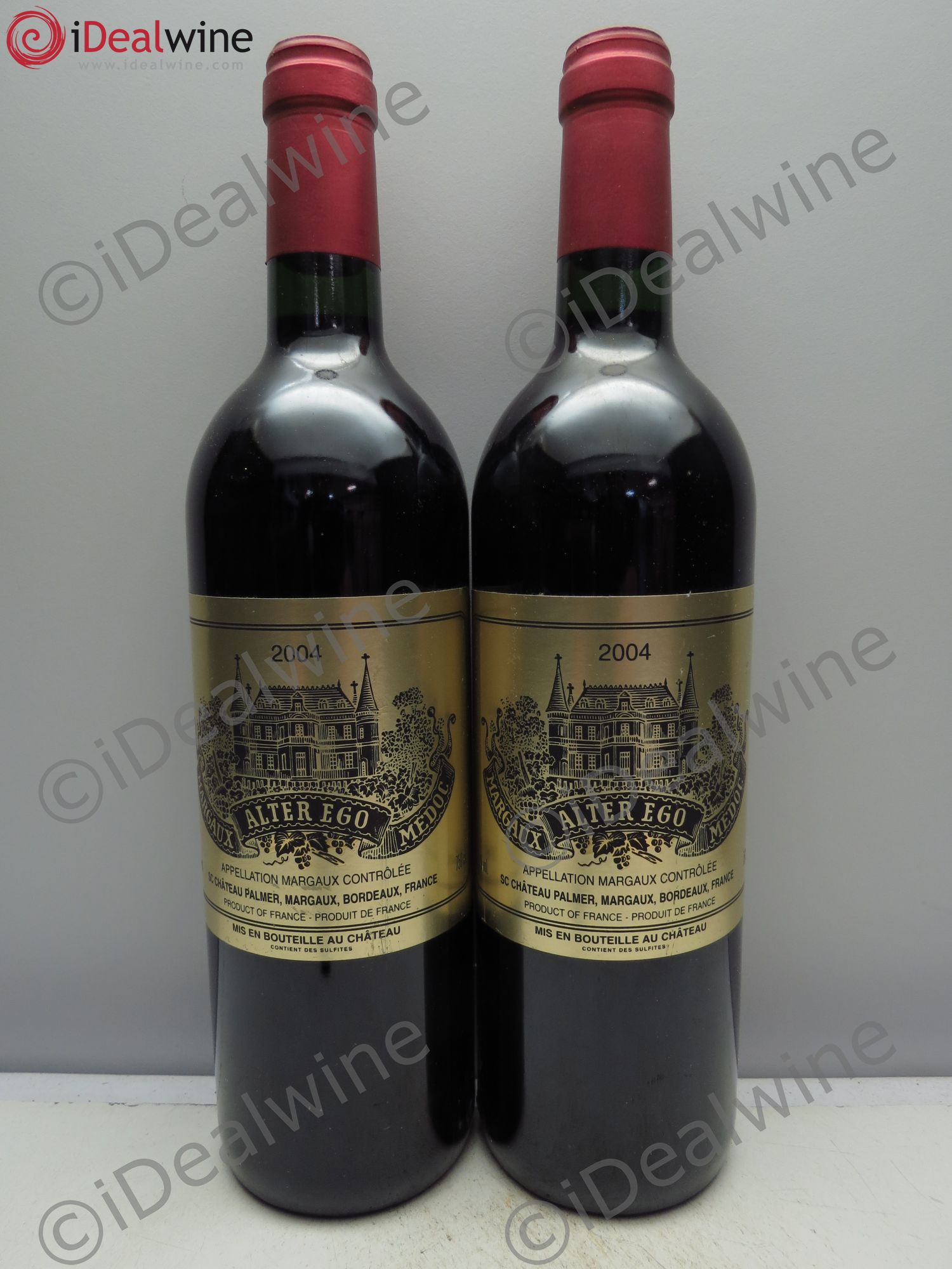 Alter Ego de Palmer Second Vin 2004 - Lot de 2 bouteilles - 0