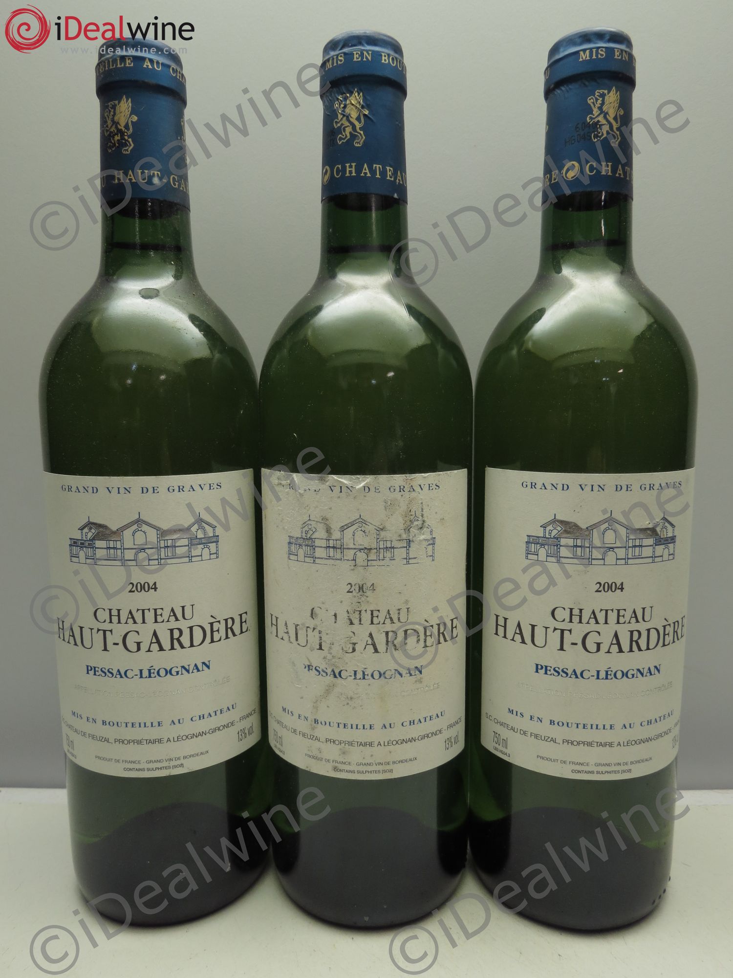 Château Haut-Gardère 2004 - Lot de 3 bouteilles - 0