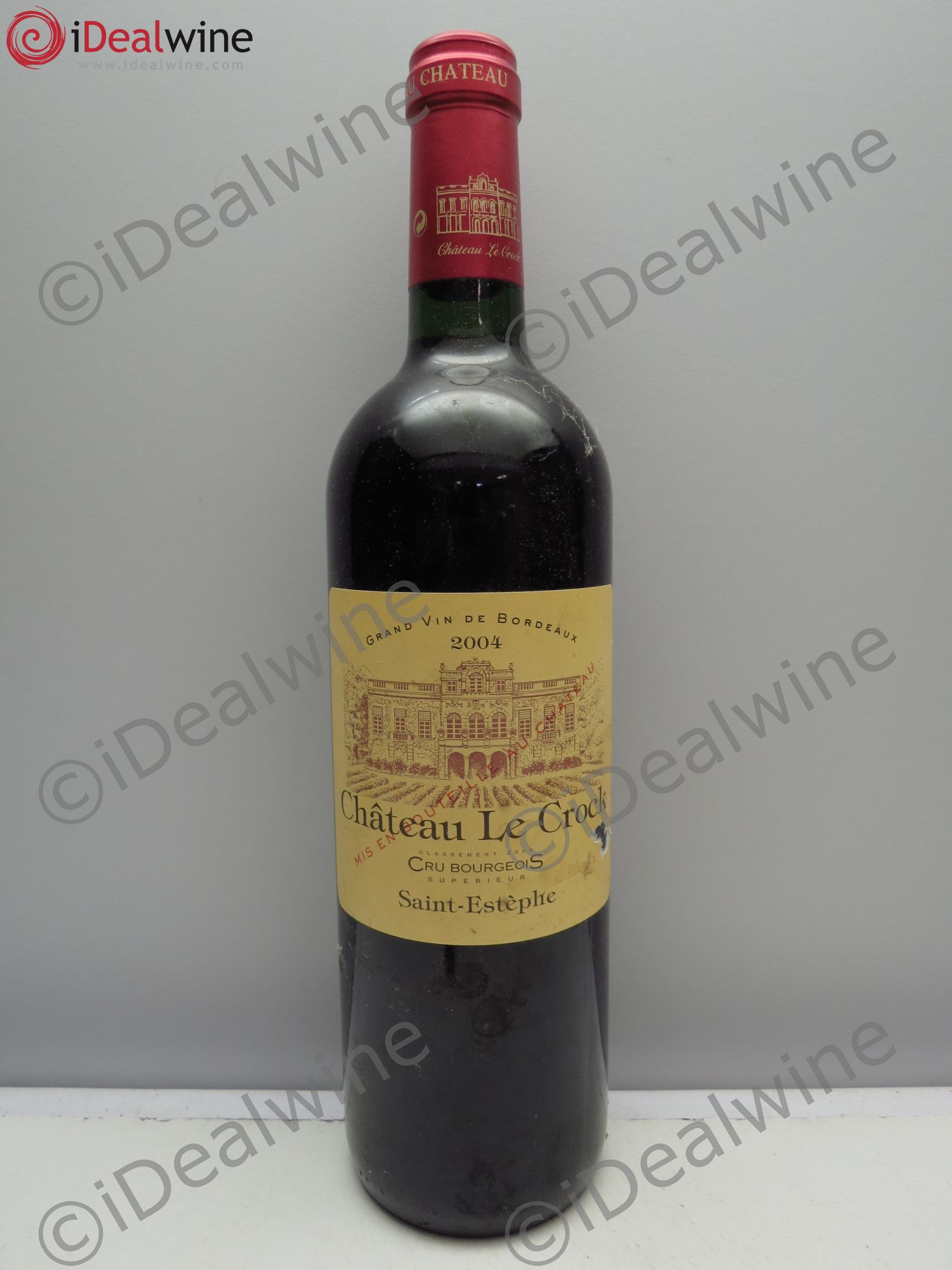 Château le Crock Cru Bourgeois 2004 - Lot de 6 bouteilles - 0