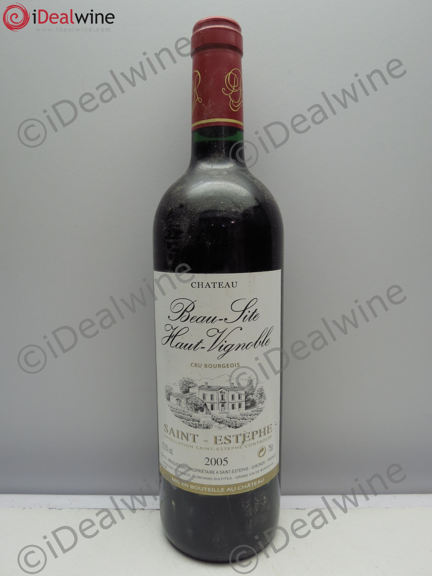 Château Beau Site Haut Vignoble Cru Bourgeois (deux mise négoce) 2005 - Lot de 12 bouteilles - 0