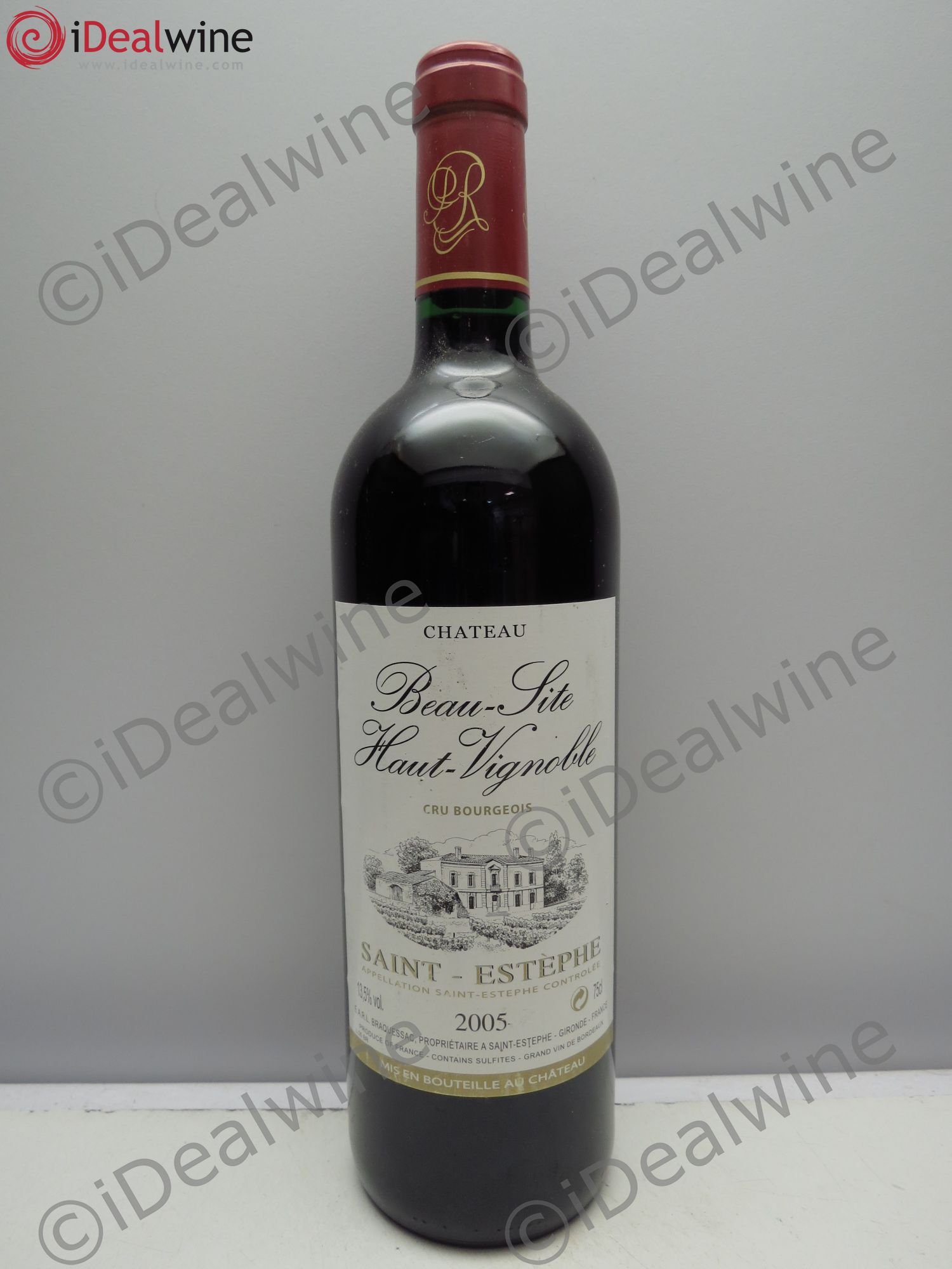 Château Beau Site Haut Vignoble Cru Bourgeois 2005 - Lot de 1 bouteille - 0
