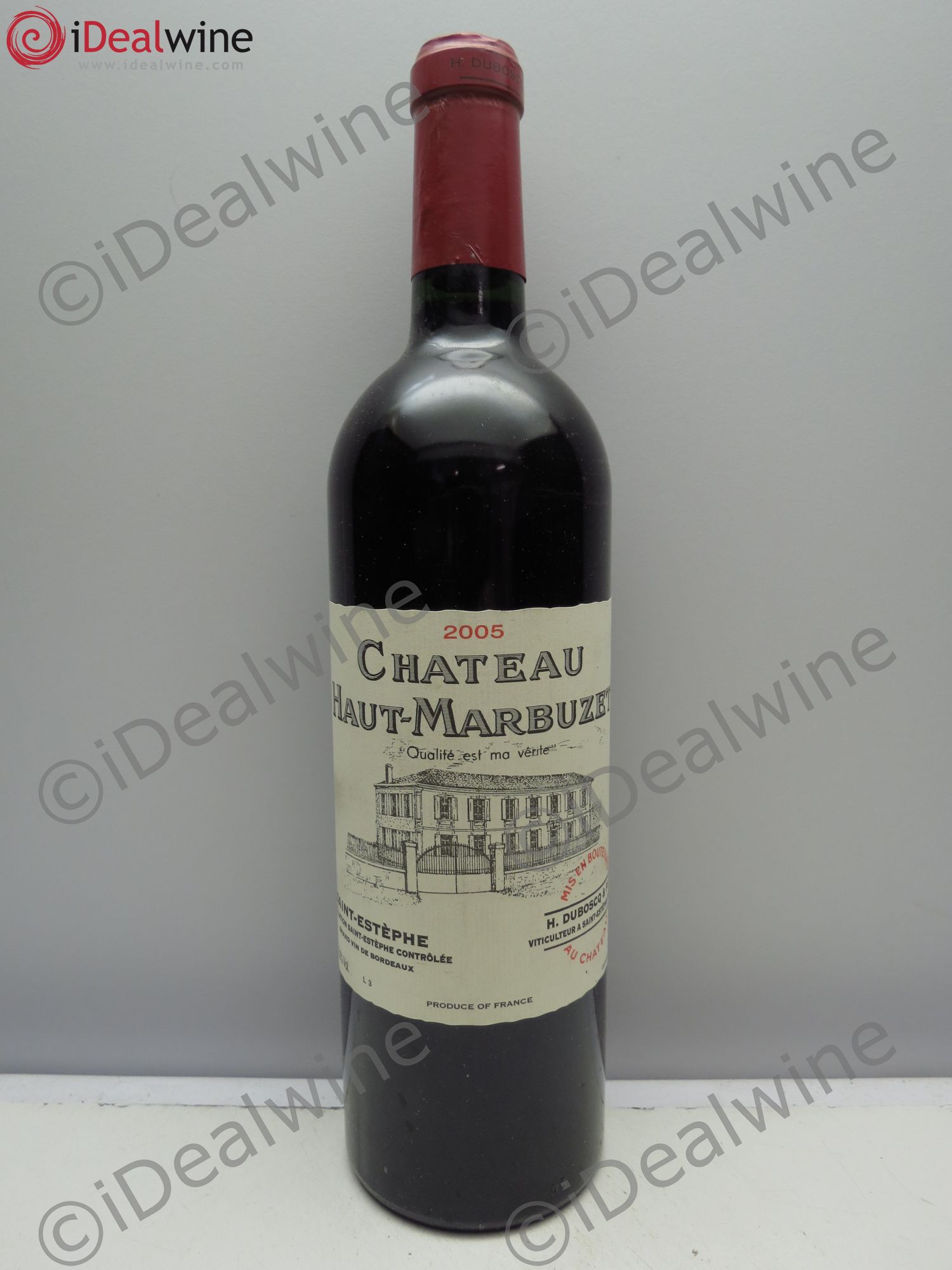 Château Haut Marbuzet 2005 - Lot de 1 bouteille - 0