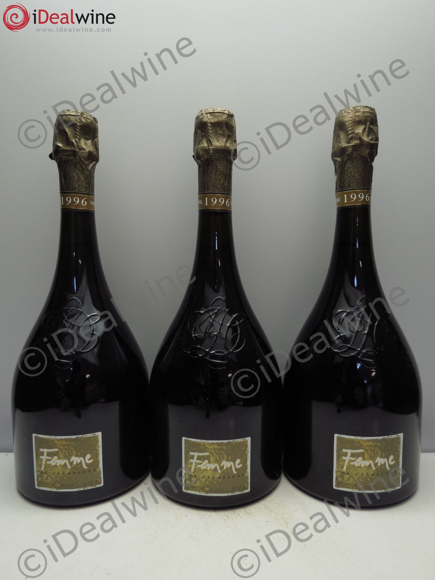 Brut Millésimé Duval-Leroy Cuvée Flamme 1996 - Lot de 3 bouteilles - 0