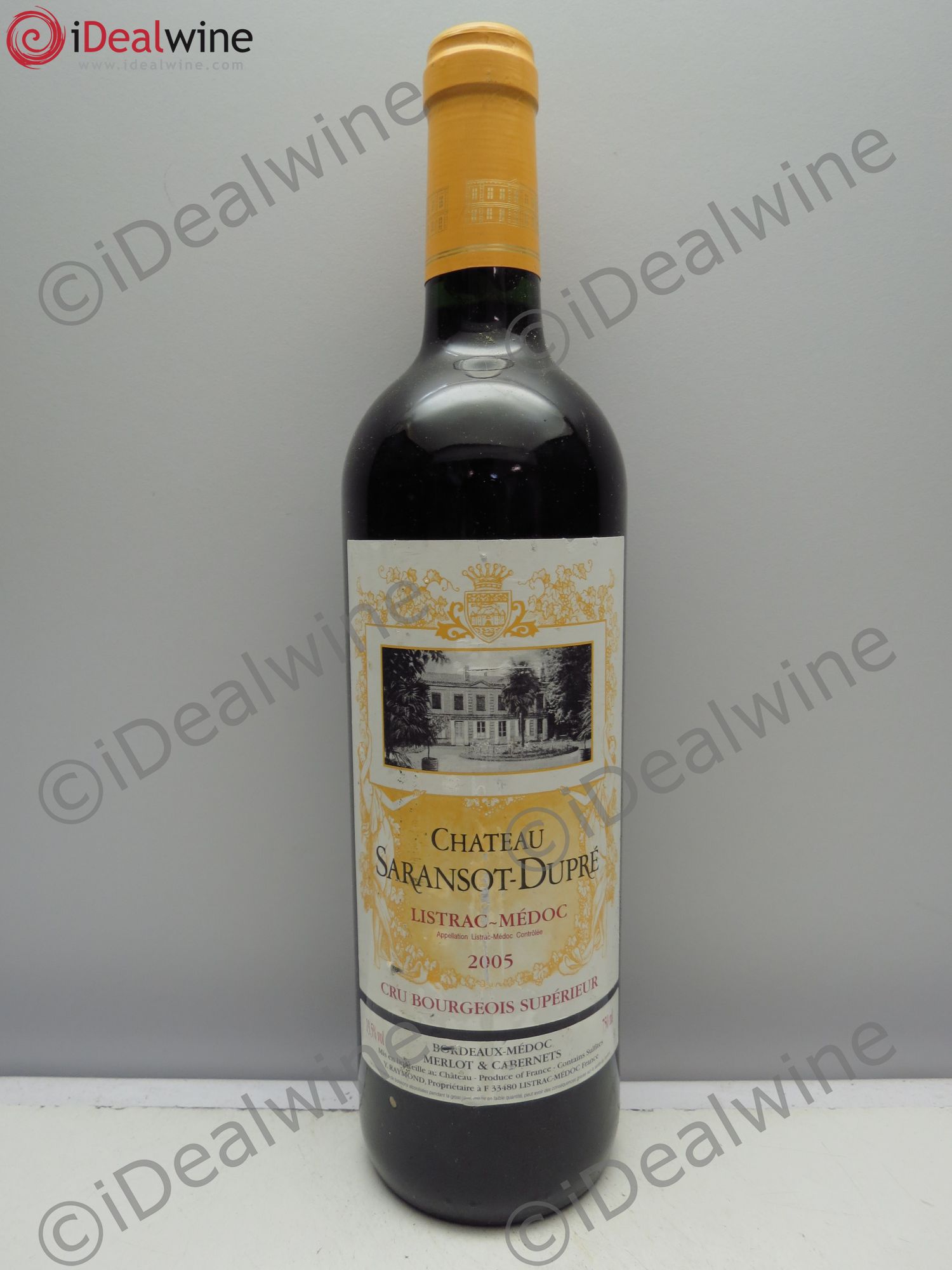 Château Saransot Dupré Cru Bourgeois 2005 - Lot de 12 bouteilles - 0
