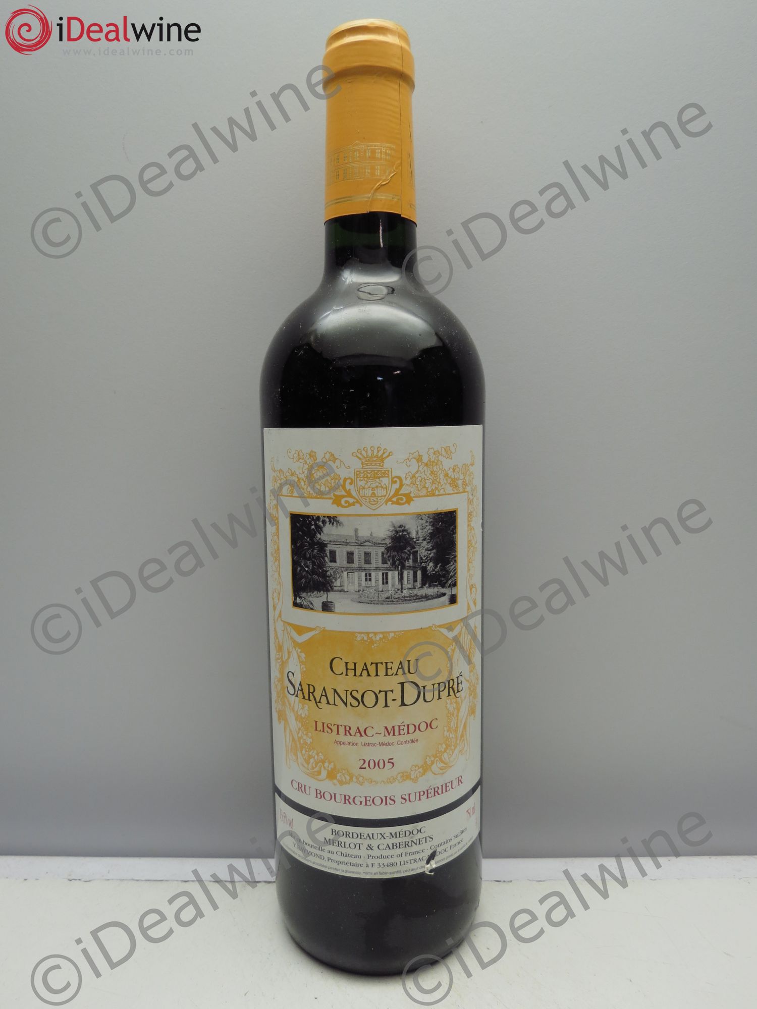 Château Saransot Dupré Cru Bourgeois 2005 - Lot de 6 bouteilles - 0