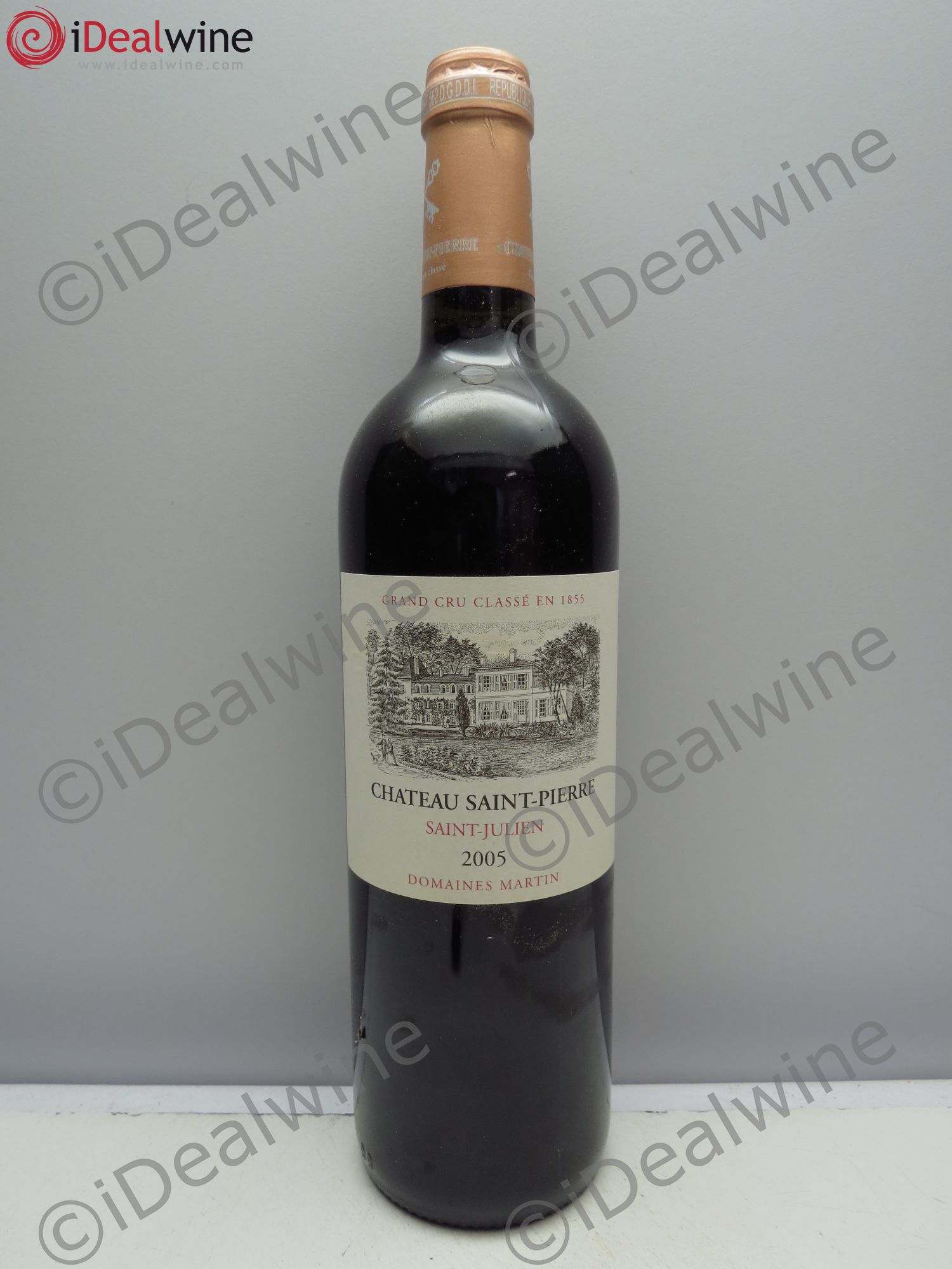 Château Saint-Pierre 4ème Grand Cru Classé 2005 - Lot de 12 bouteilles - 0