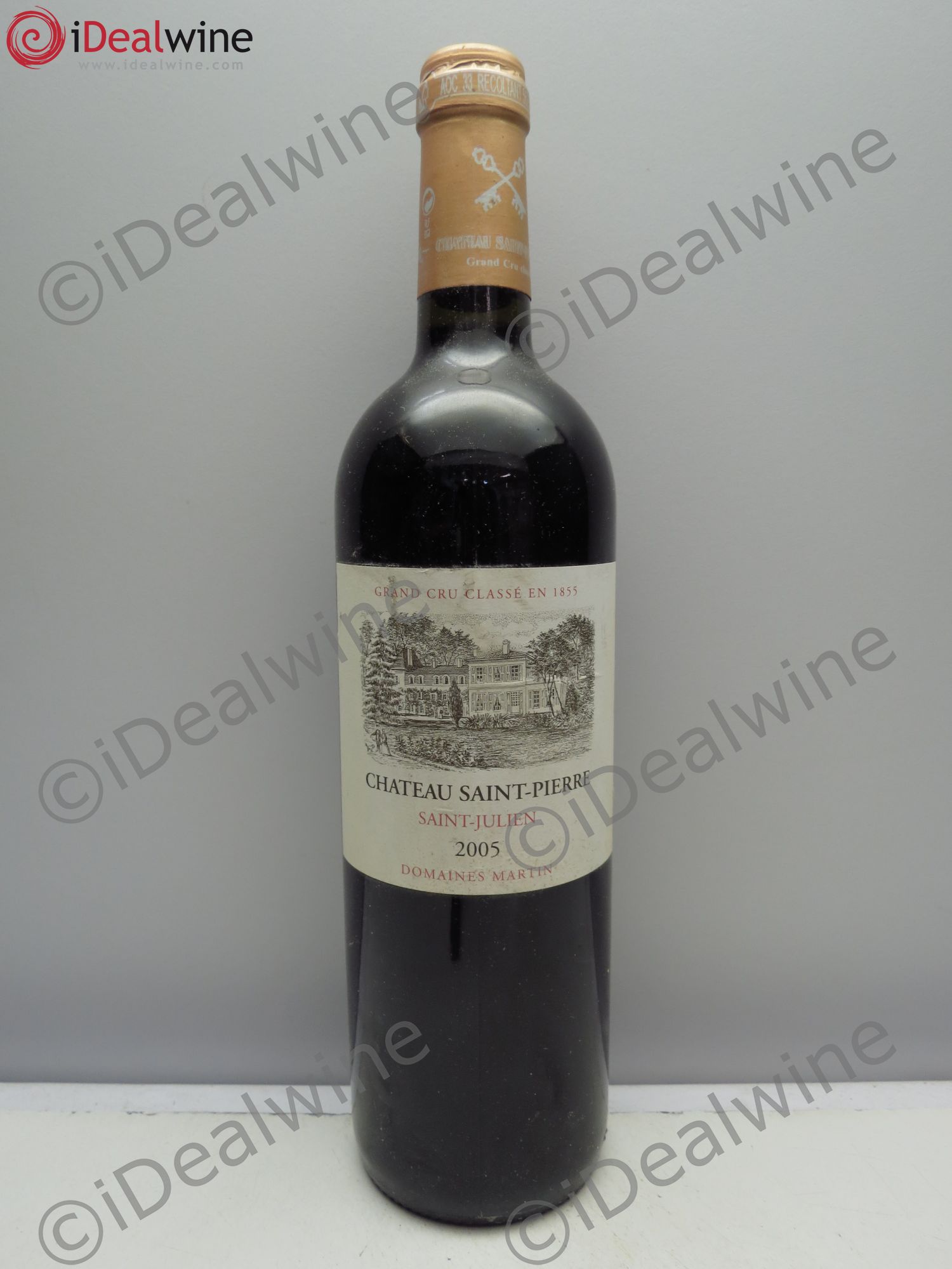 Château Saint-Pierre 4ème Grand Cru Classé 2005 - Lot de 6 bouteilles - 0