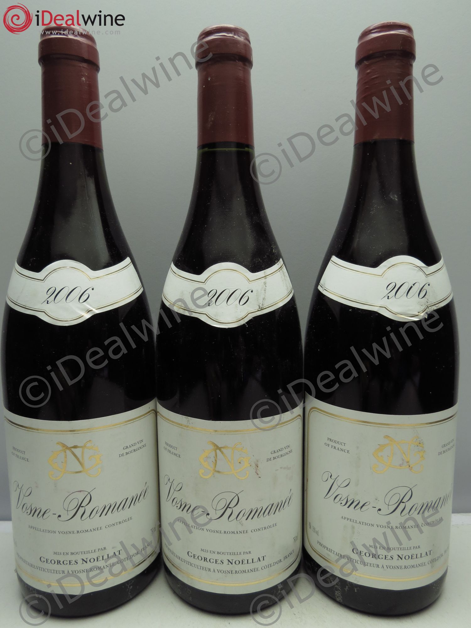 Vosne-Romanée Georges Noëllat 2006 - Lot de 3 bouteilles - 0