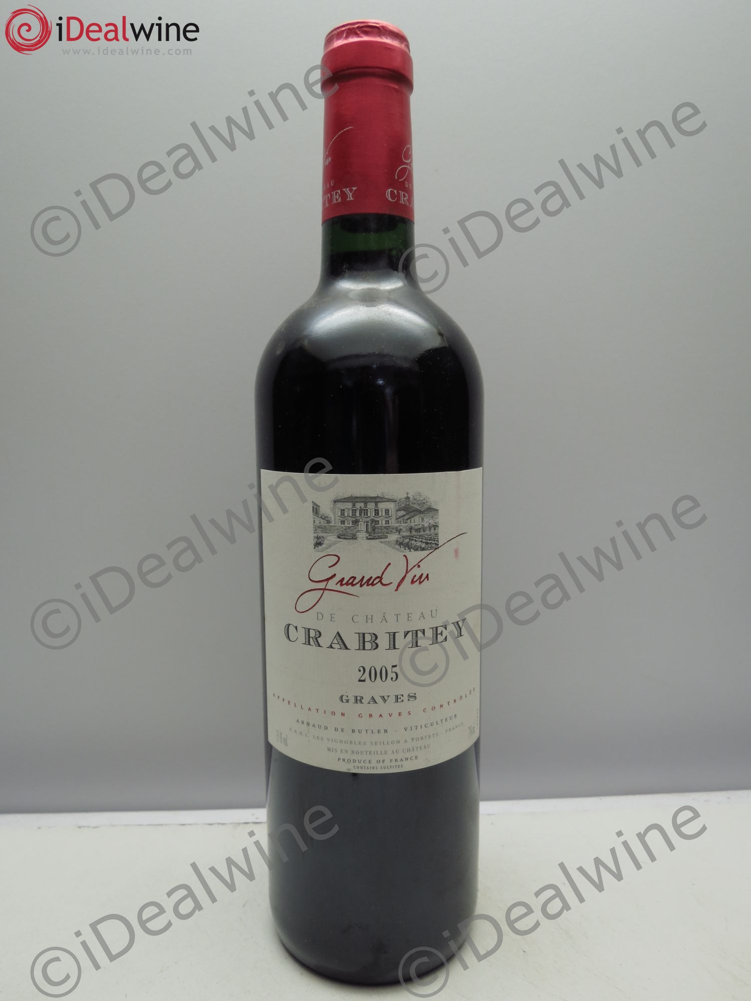 Bordeaux Château Crabitey - Graves 2005 - Posten von 1 Flasche - 0