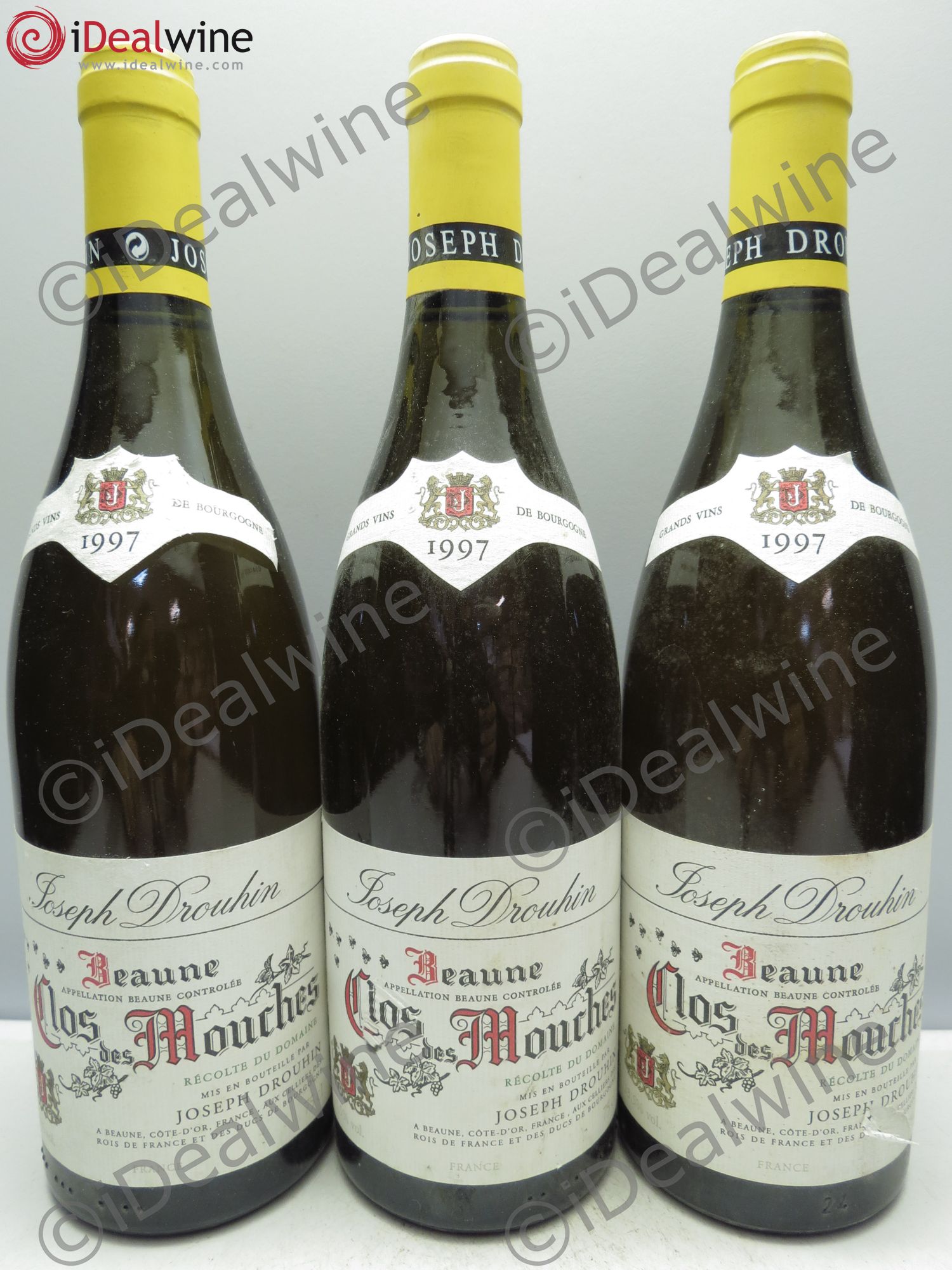 Beaune 1er Cru Clos des Mouches Joseph Drouhin 1997 - Lot de 3 bouteilles - 0