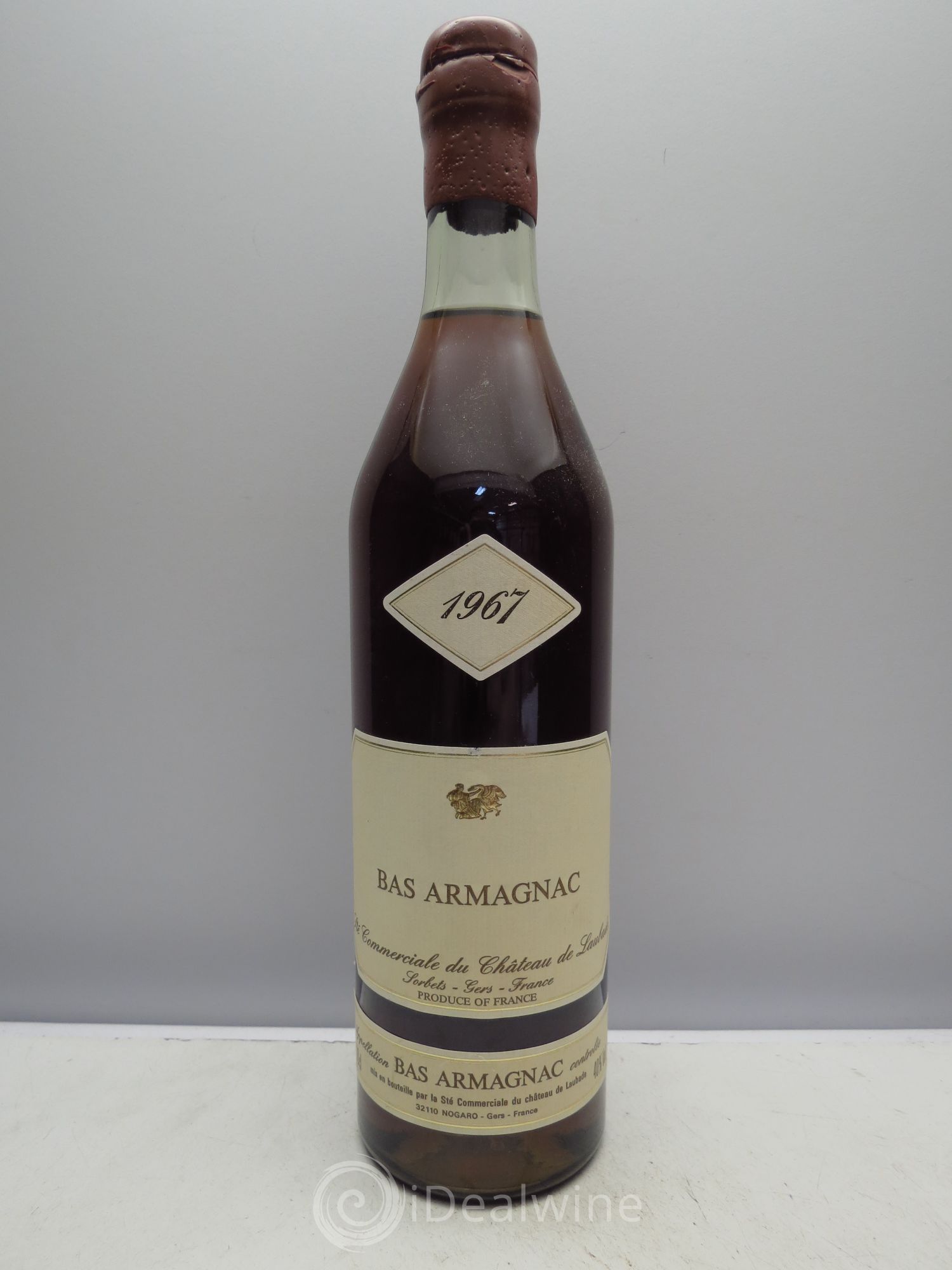 Bas-Armagnac 1967 - Posten von 1 Flasche - 0