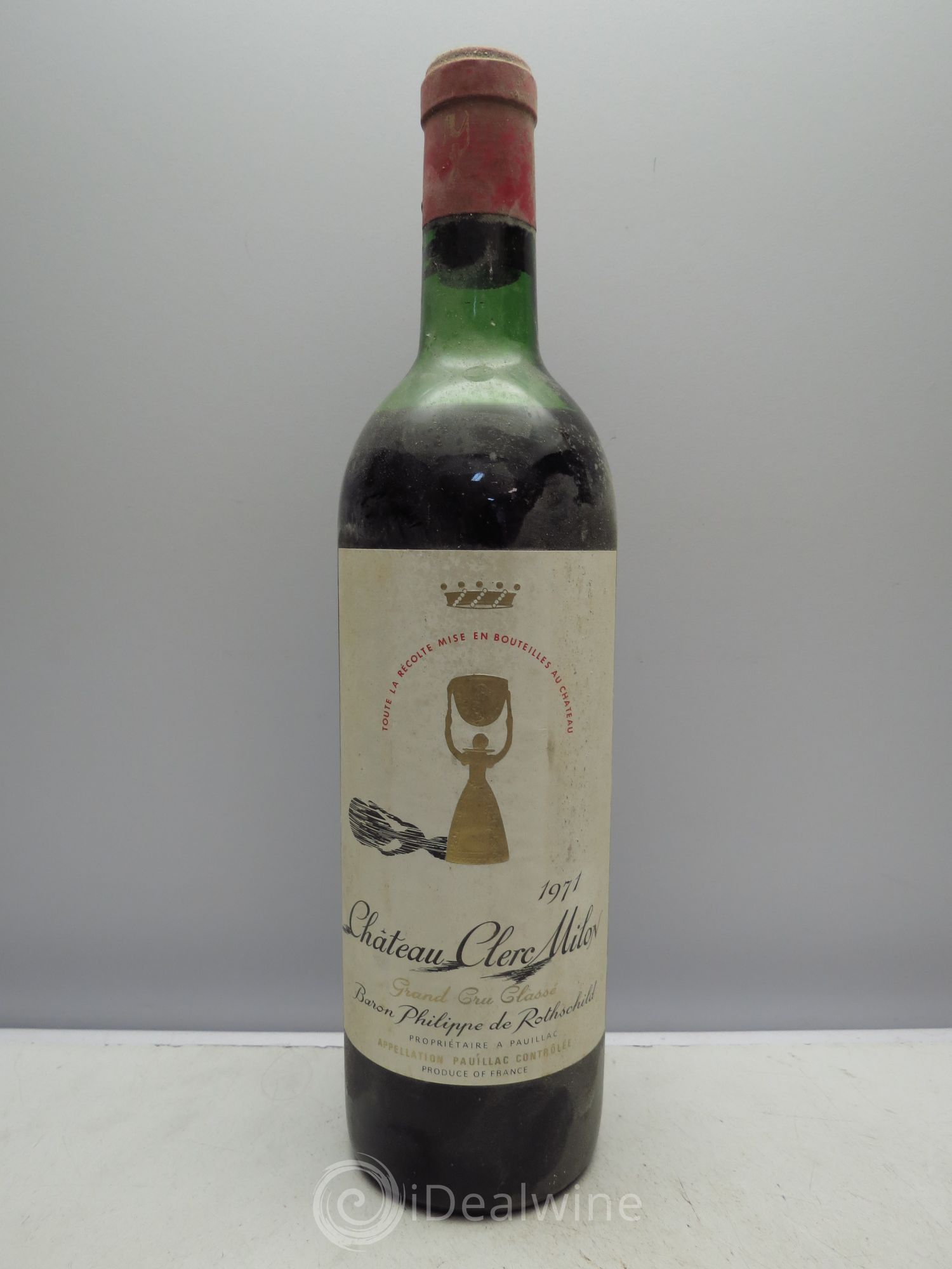 Château Clerc Milon 5ème Grand Cru Classé 1971 - Lot de 6 bouteilles - 0