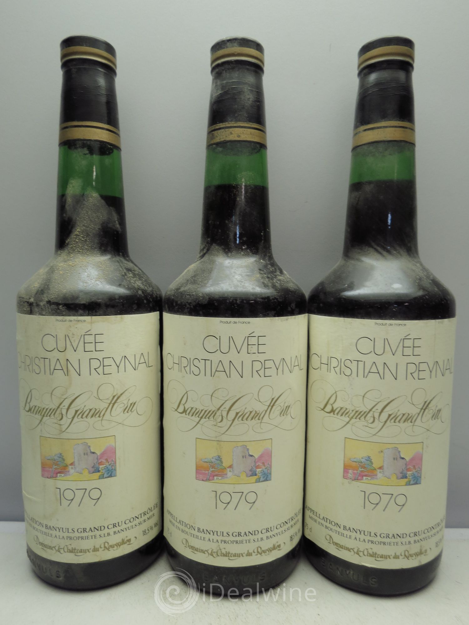 Banyuls Cuvée Christian Reynal 1979 - Posten von 3 Flaschen - 0