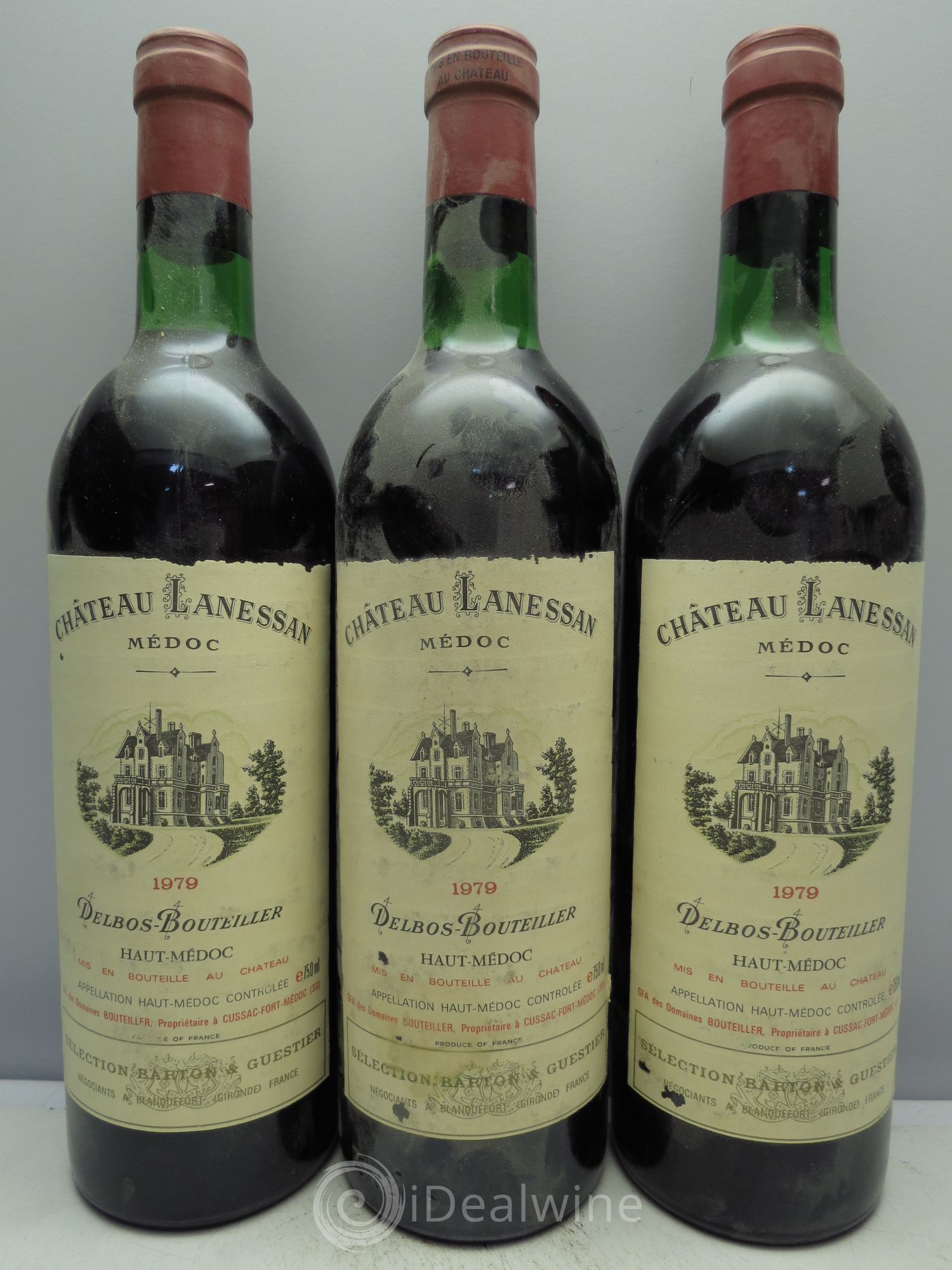 Château Lanessan Cru Bourgeois 1979 - Lot de 3 bouteilles - 0