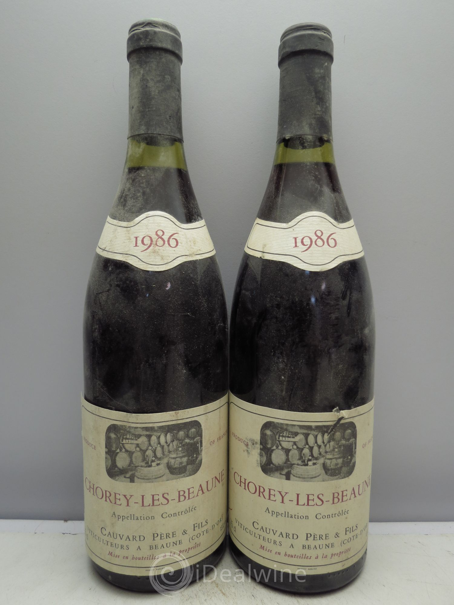 Chorey-lès-Beaune Covard&Fils 1986 - Lot de 2 bouteilles - 0