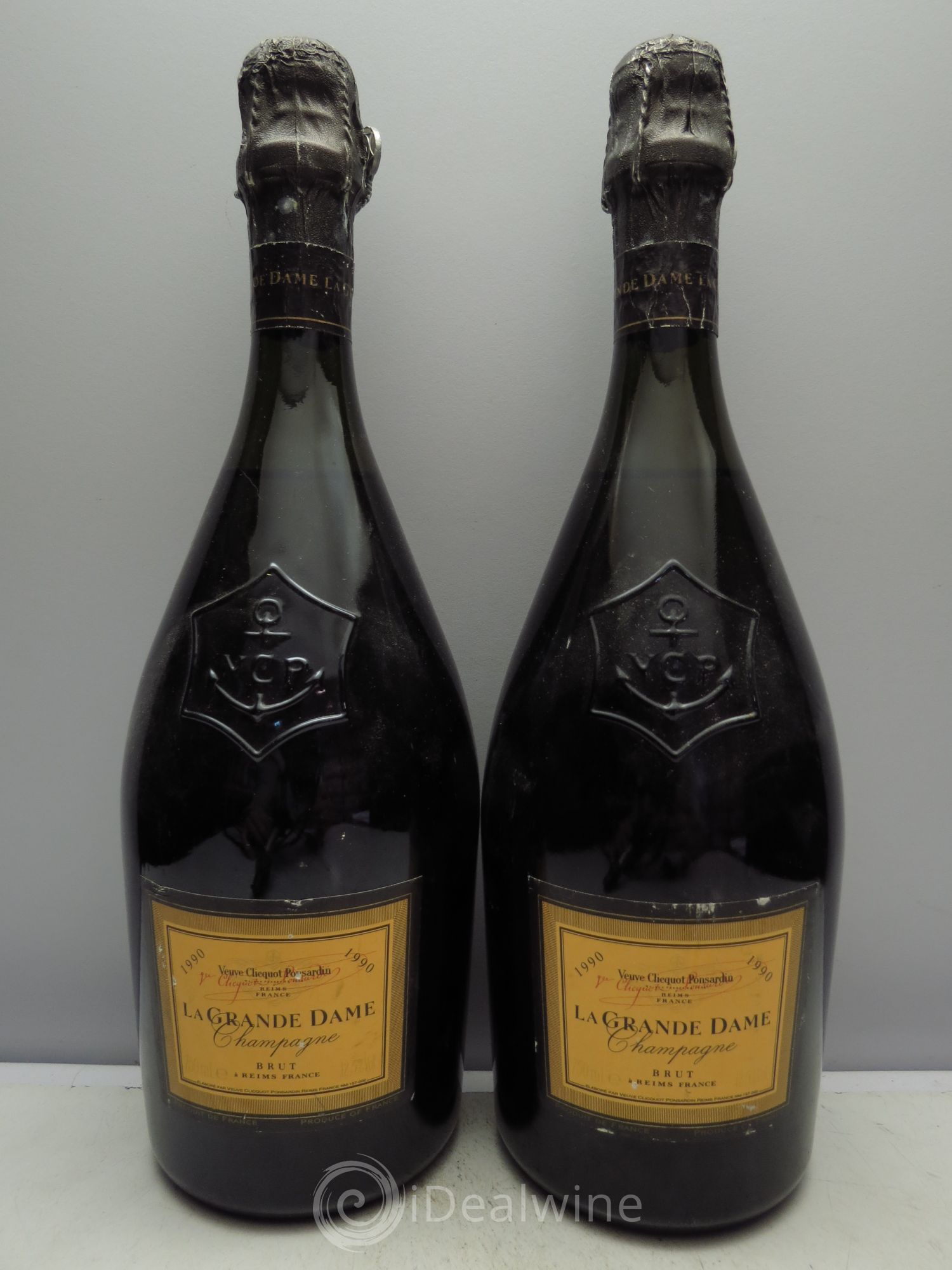 La Grande Dame Veuve Clicquot 1990 - Lot of 2 bottles - 0