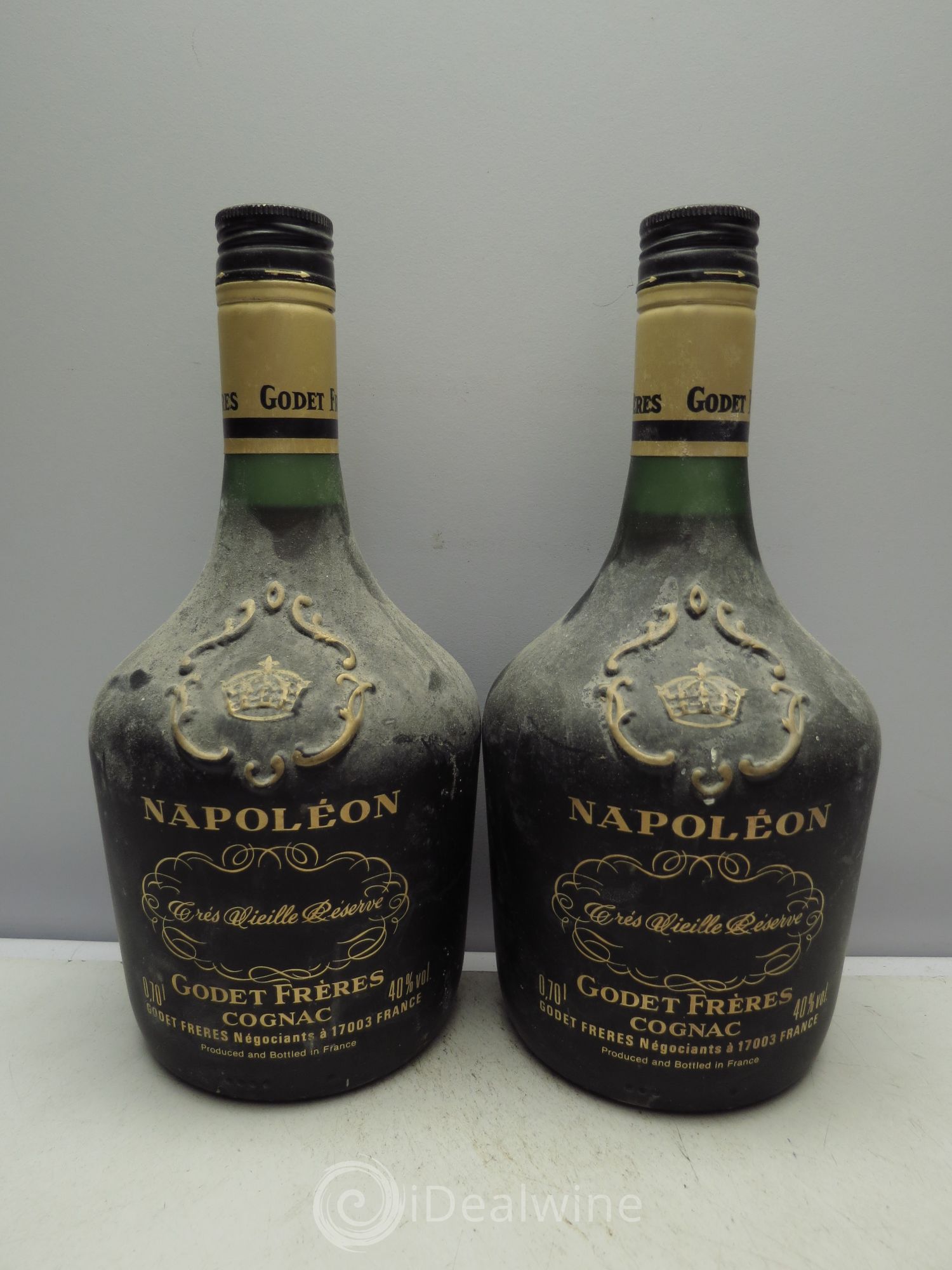 Cognac Napoleon Godet Frères Très Vieilles Vignes - Posten von 2 Flaschen - 0