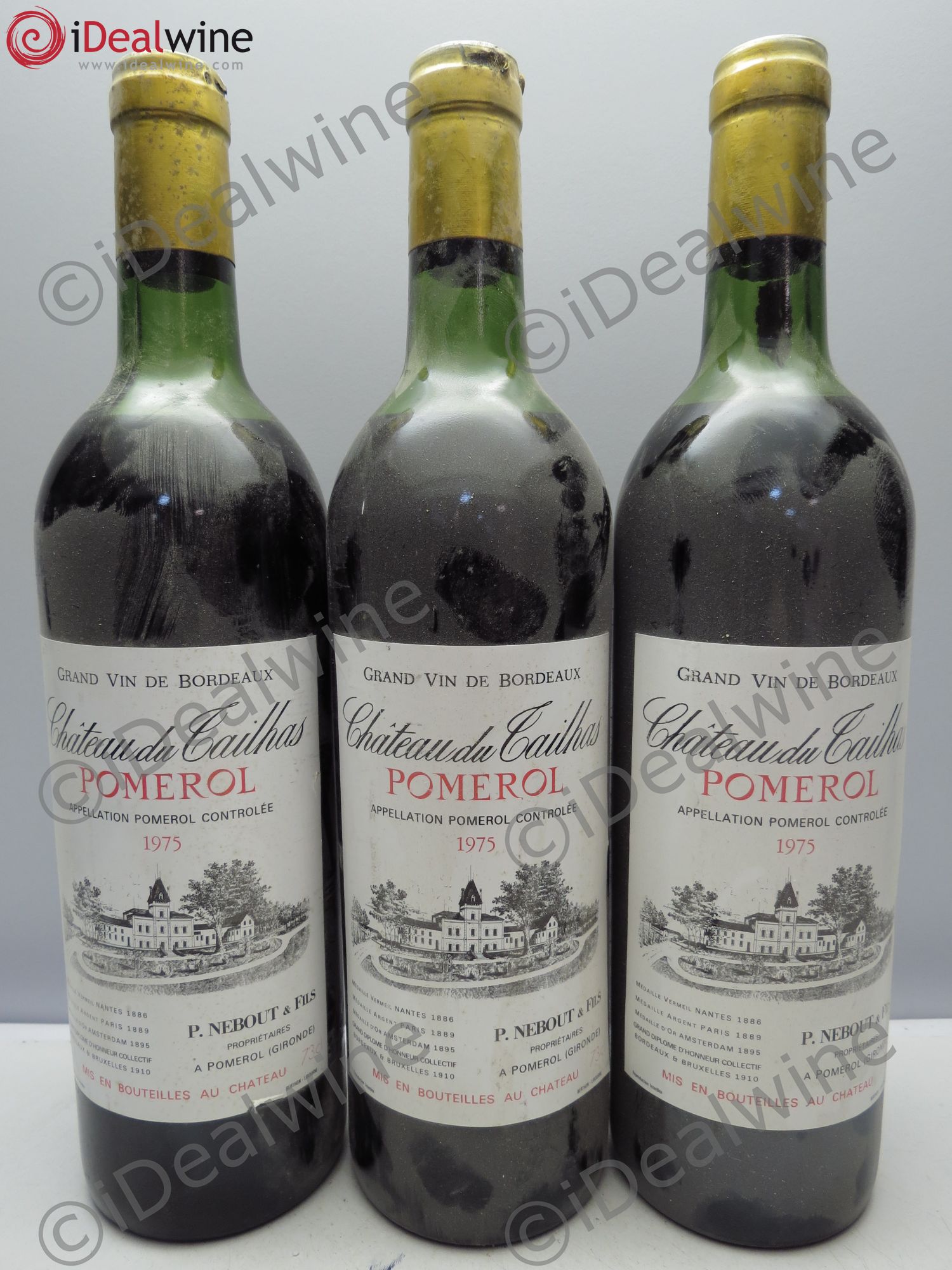 Château du Tailhas 1975 - Lot de 3 bouteilles - 0