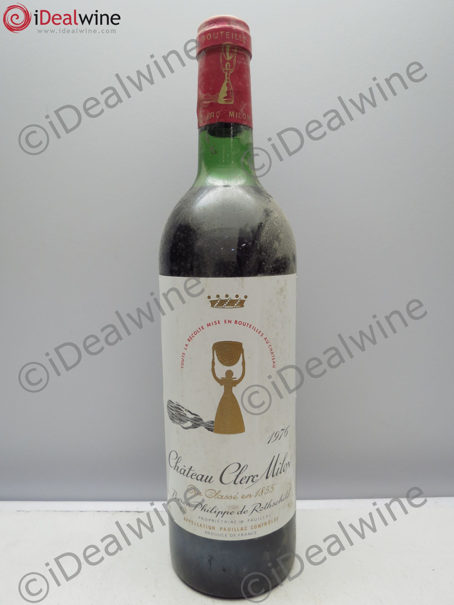 Château Clerc Milon 5ème Grand Cru Classé 1976 - Lot de 1 bouteille - 0