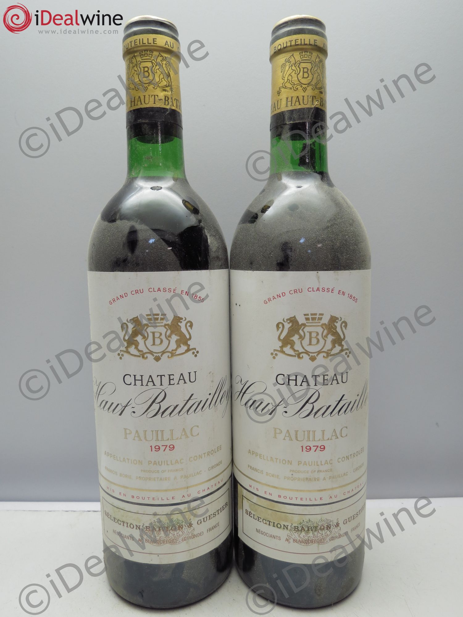 Château Haut Batailley 5ème Grand Cru Classé 1979 - Lot de 2 bouteilles - 0