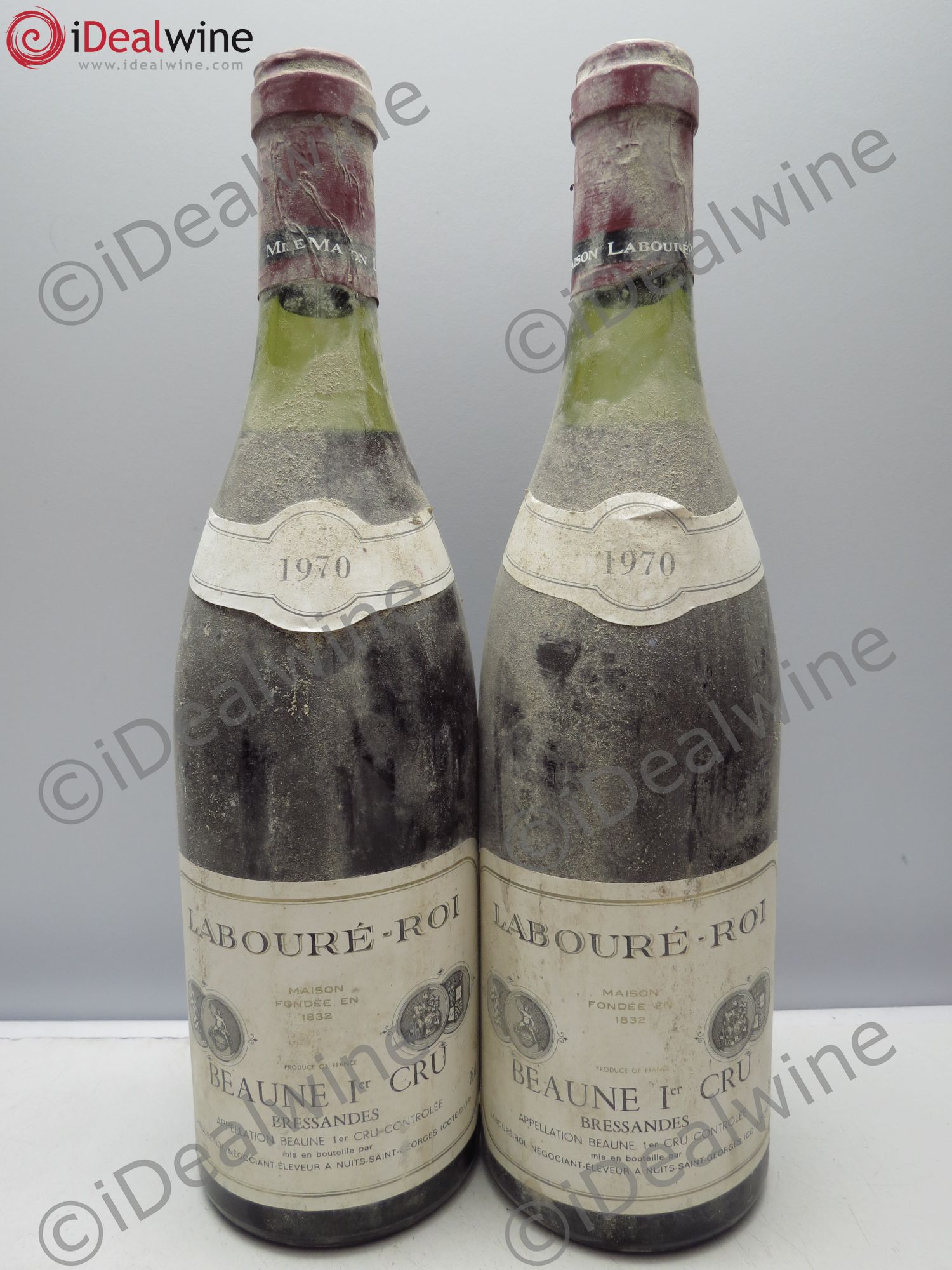 Beaune 1er Cru Labouré-Roi 1970 - Lot de 2 bouteilles - 0
