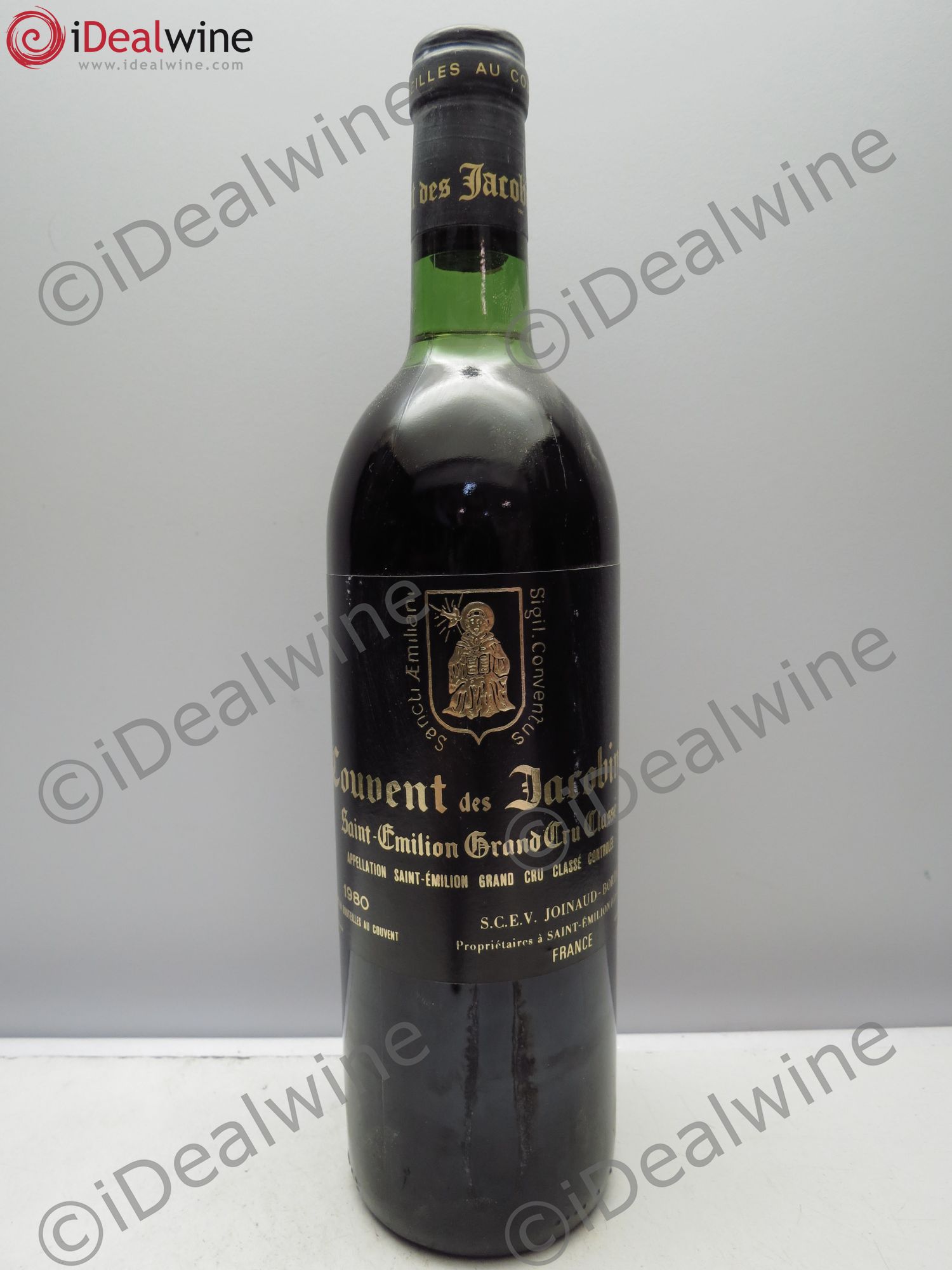 Château Couvent des Jacobins Grand Cru Classé 1980 - Lot de 1 bouteille - 0