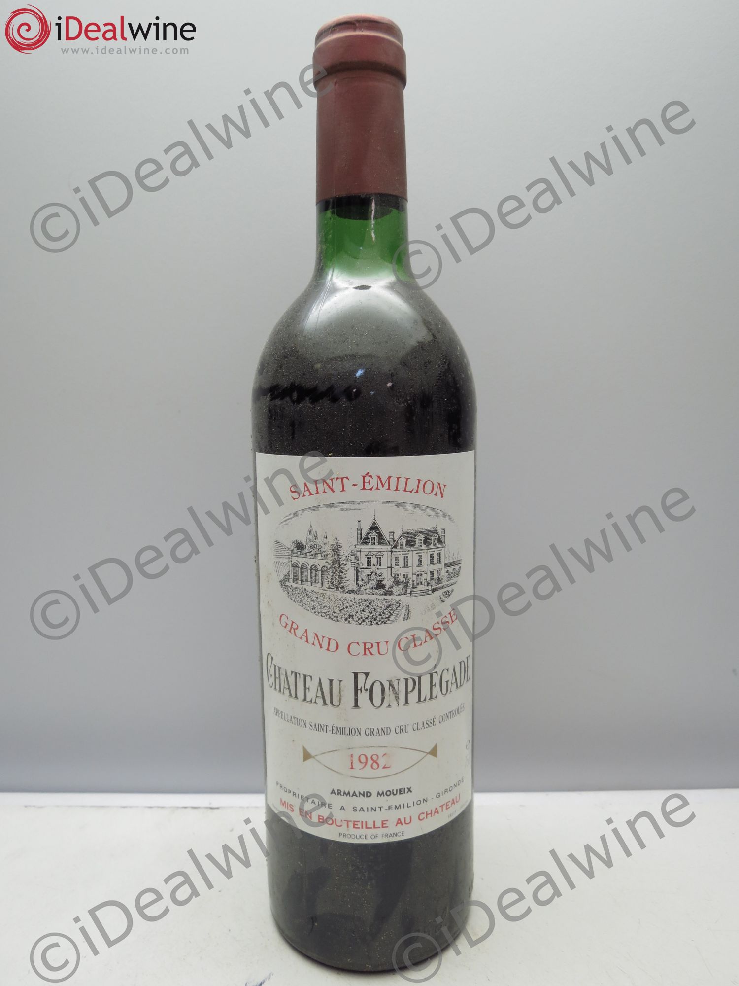 Château Fonplegade Grand Cru Classé 1982 - Lot de 6 bouteilles - 0