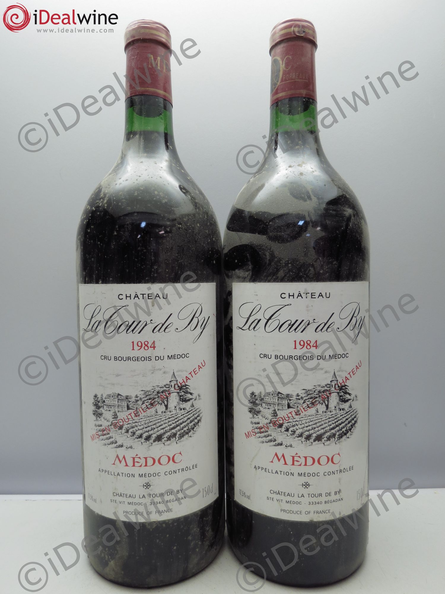 Château La Tour de By Cru Bourgeois 1984 - Lot de 2 magnums - 0