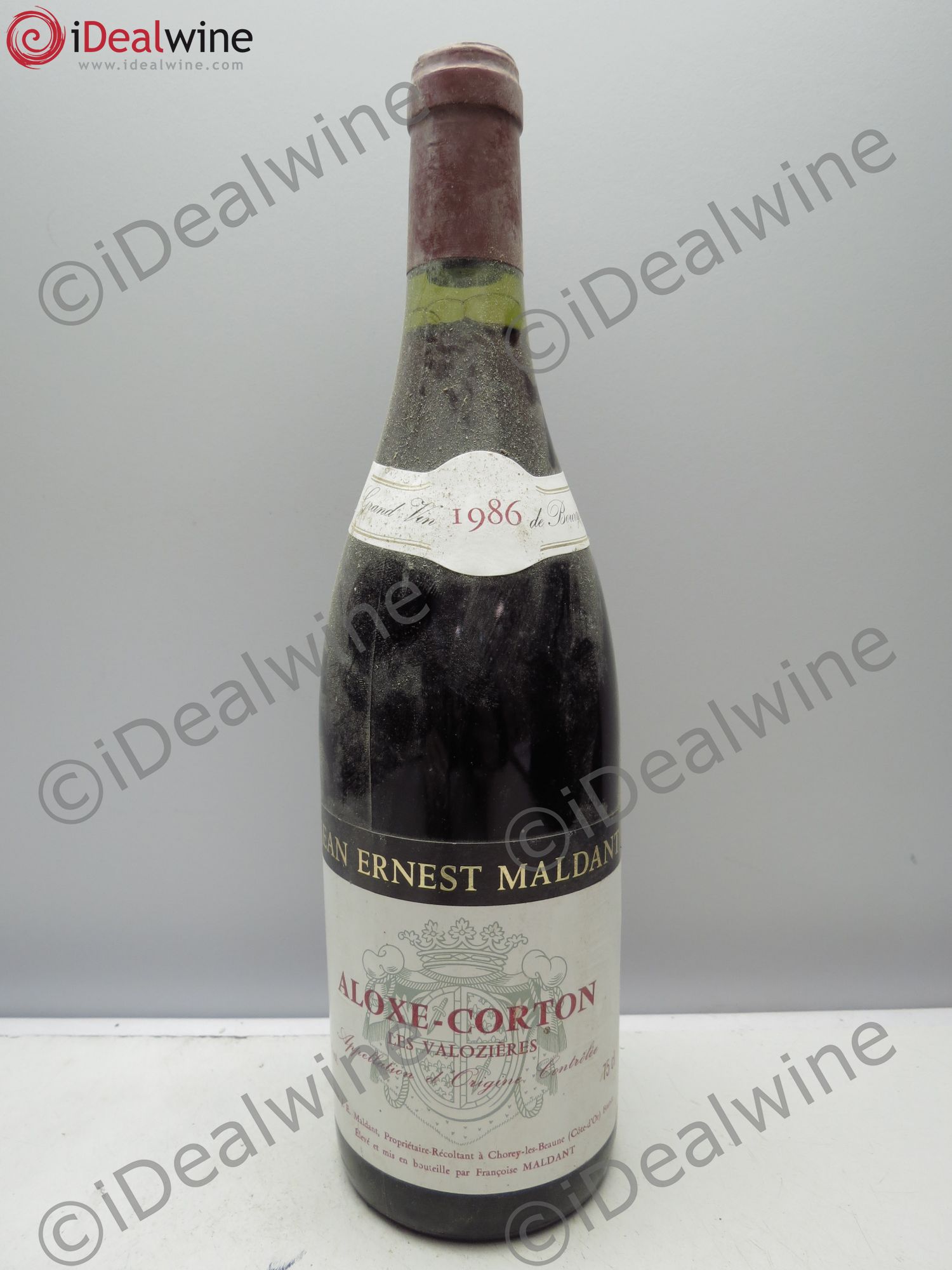 Aloxe-Corton Les Valozières Jean-Ernest Maldant 1986 - Posten von 1 Flasche - 0
