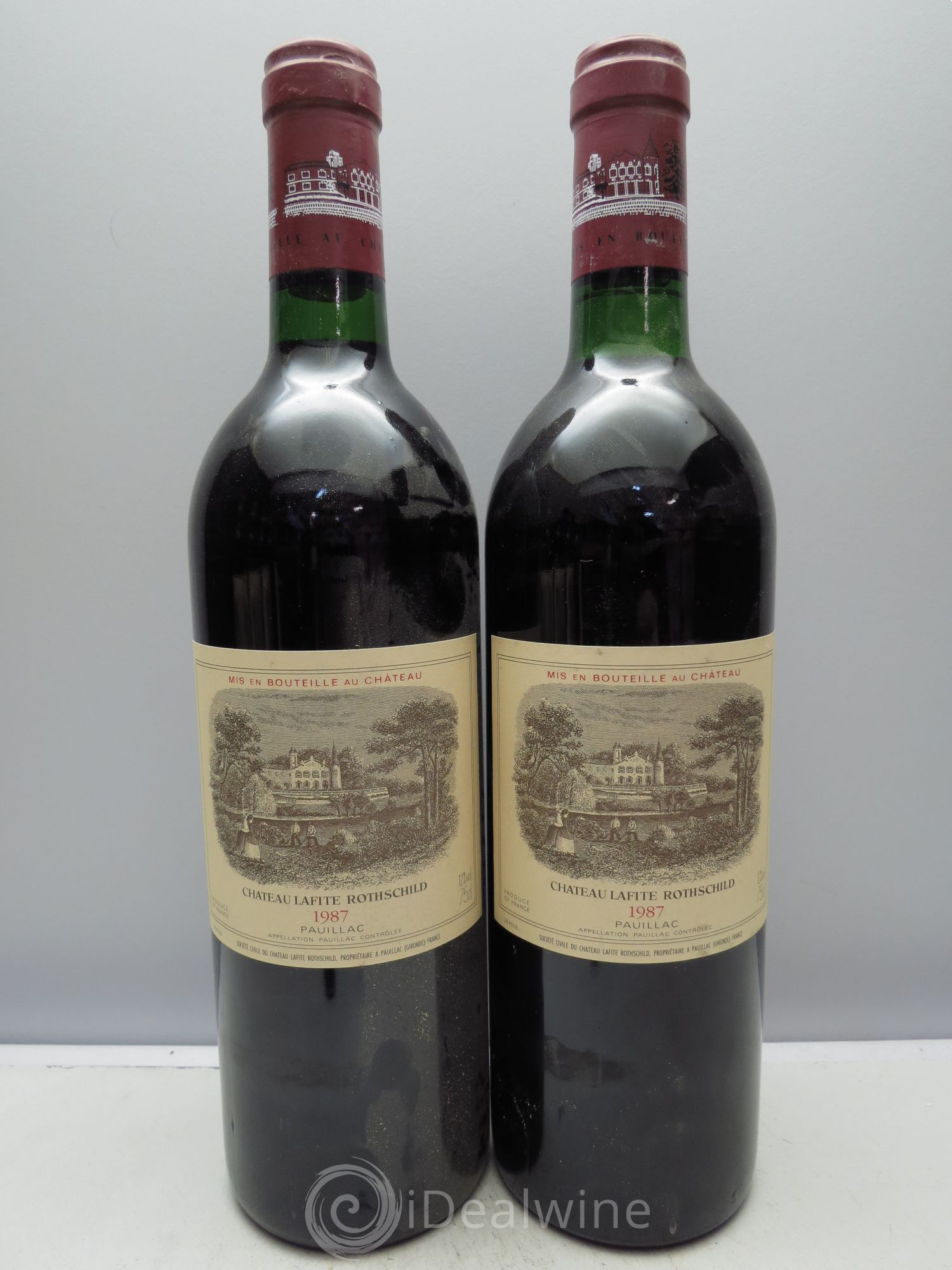 Château Lafite Rothschild 1er Grand Cru Classé 1987 - Lot de 6 bouteilles - 1