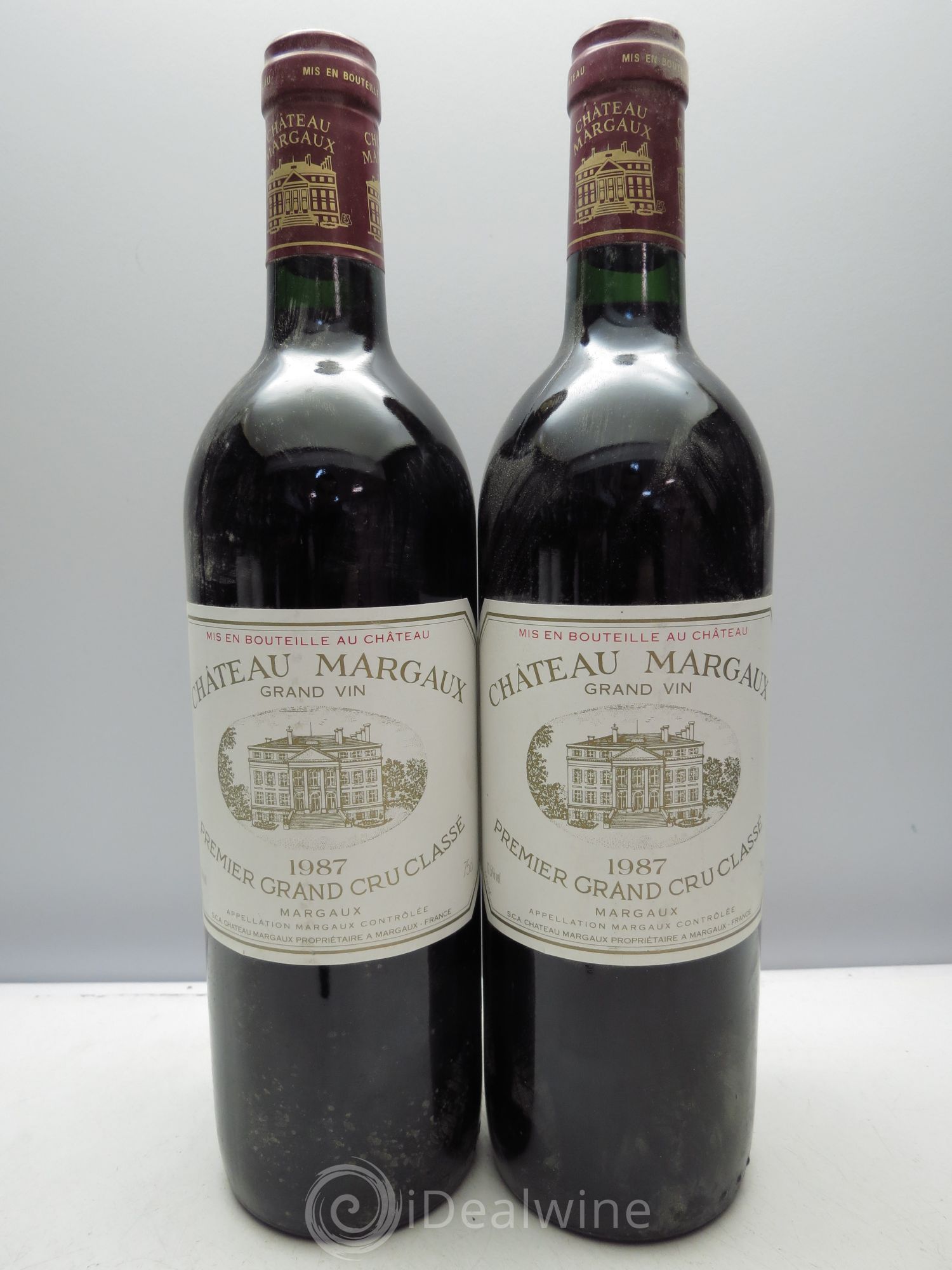 Château Margaux 1er Grand Cru Classé 1987 - Lot de 6 bouteilles - 1