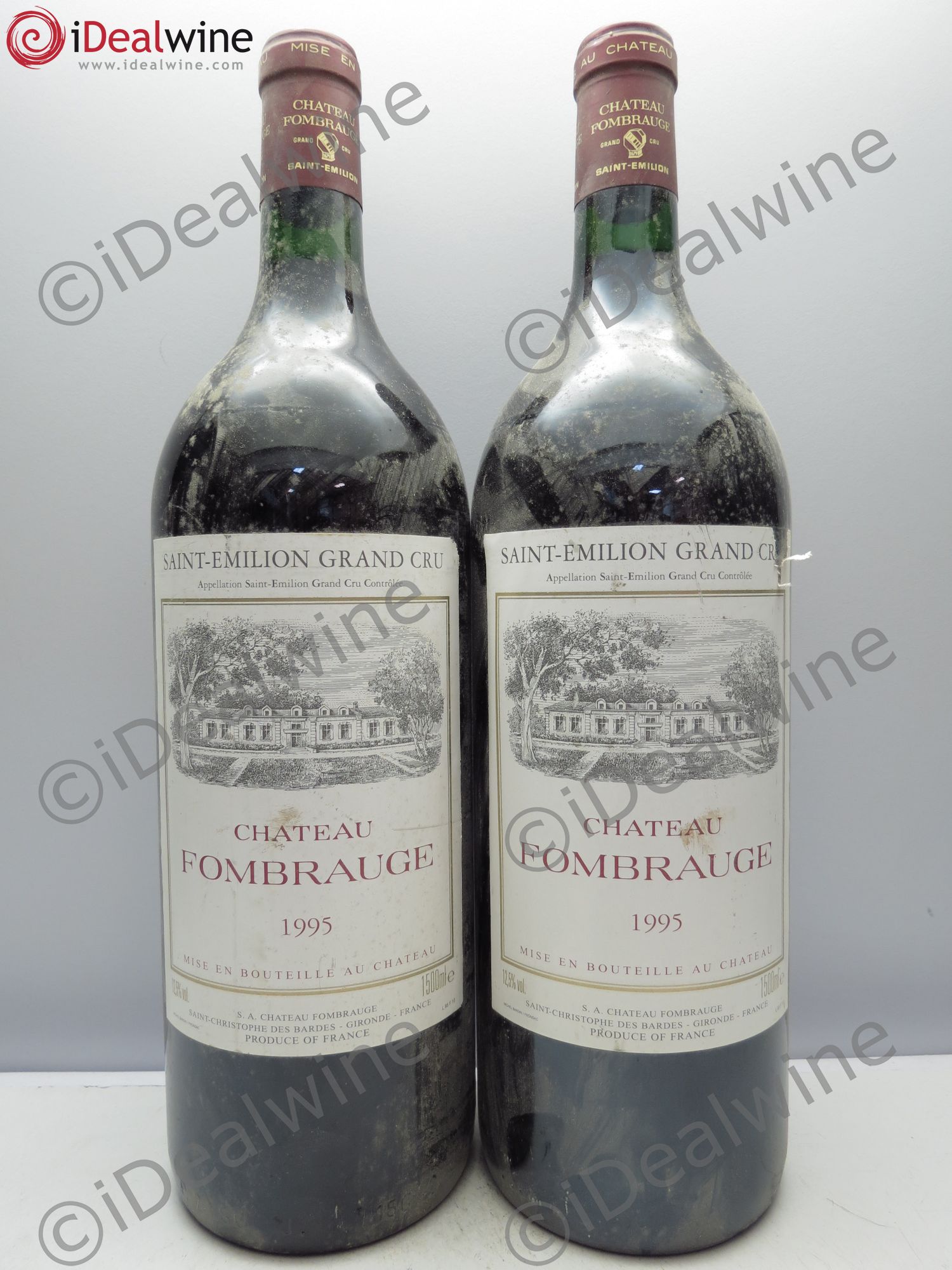 Château Fombrauge Grand Cru Classé 1995 - Lot de 2 magnums - 0