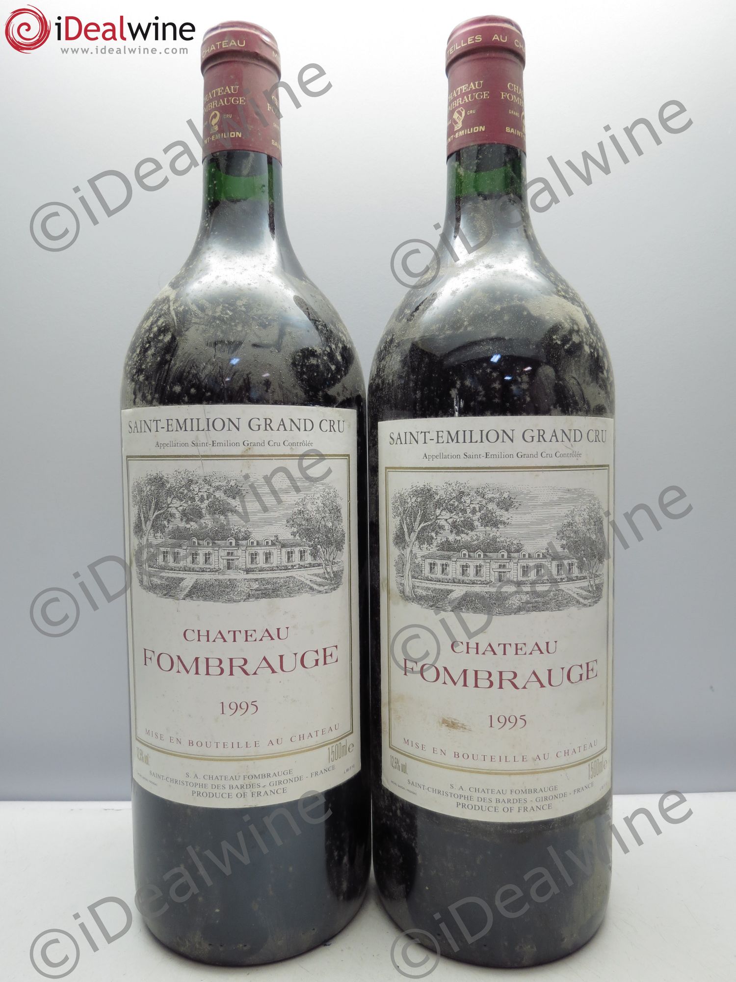 Château Fombrauge Grand Cru Classé 1995 - Lot de 2 magnums - 0