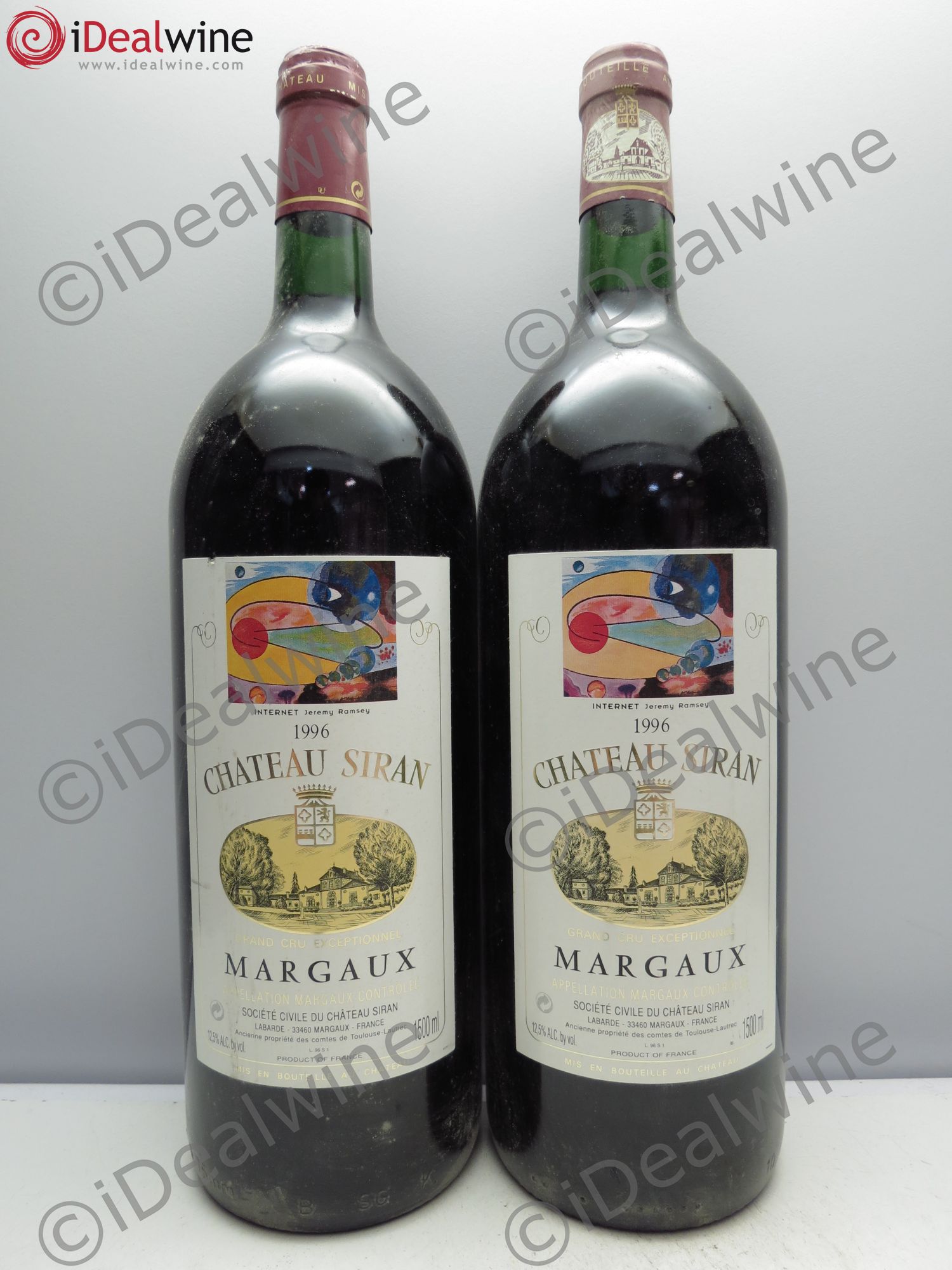 Château Siran 1996 - Lot de 2 magnums - 0