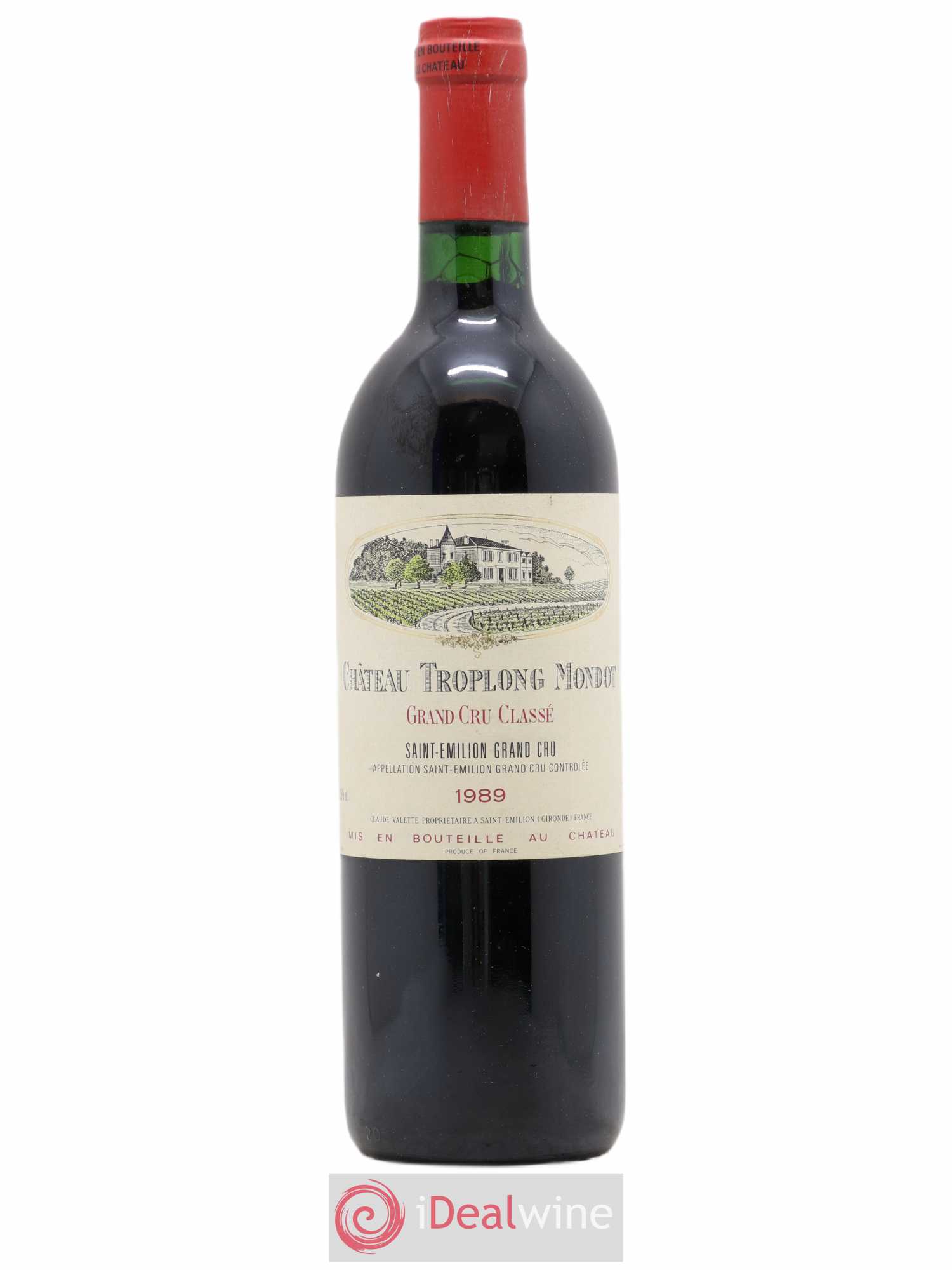 Château Troplong Mondot 1er Grand Cru Classé B 1989 - Lot de 1 bouteille - 0
