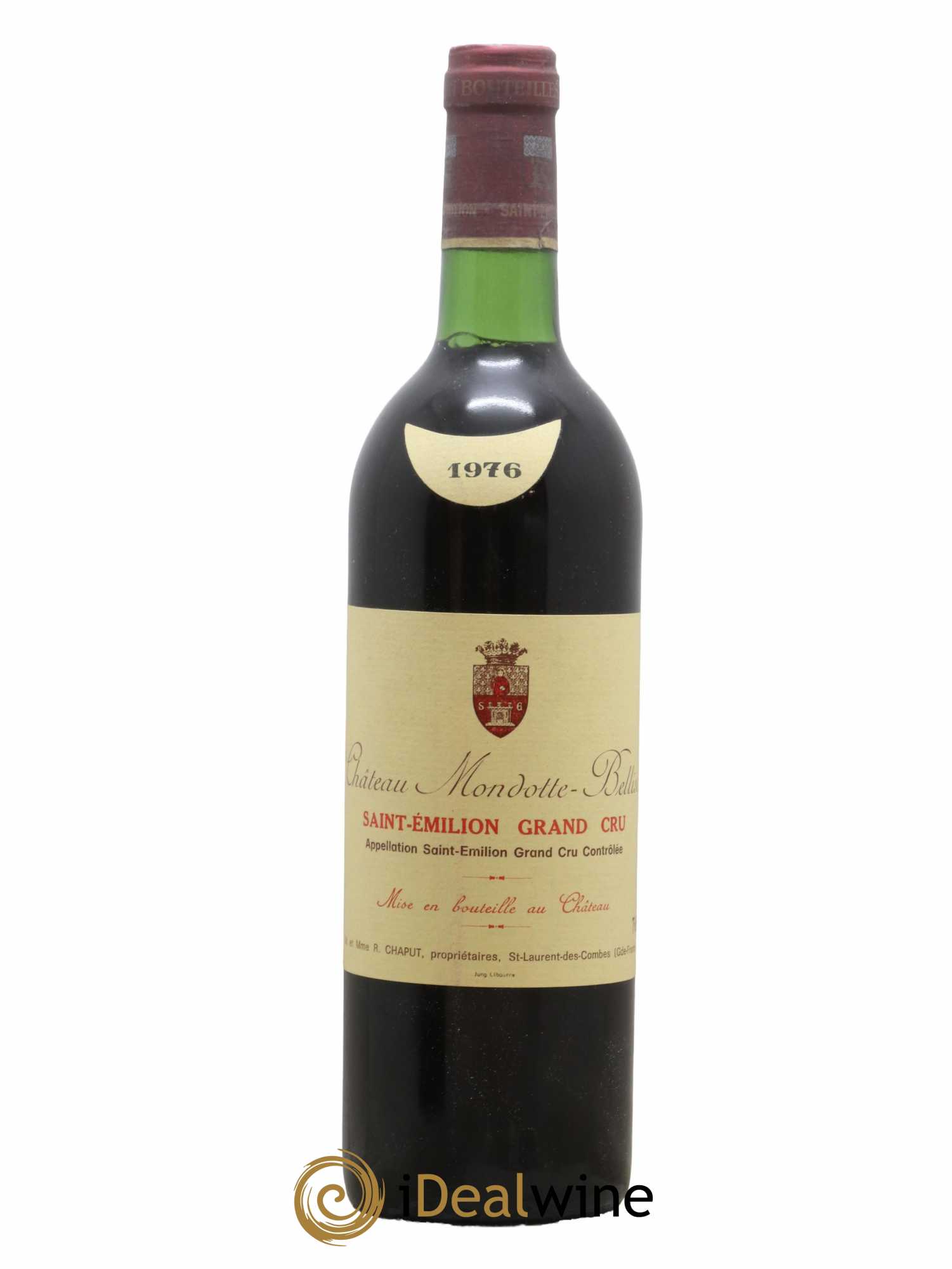 Saint-Émilion Grand Cru Mondotte-Bellevue 1976 - Lot de 1 bouteille - 0