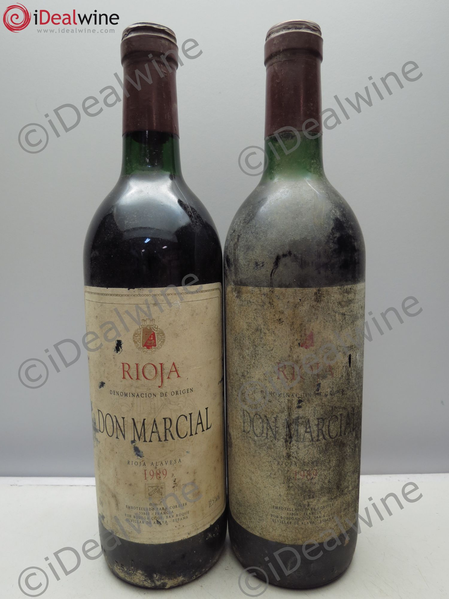 Rioja DOCA Don Marcial Alavesa 1989 - Lotto di 2 bottiglie - 0