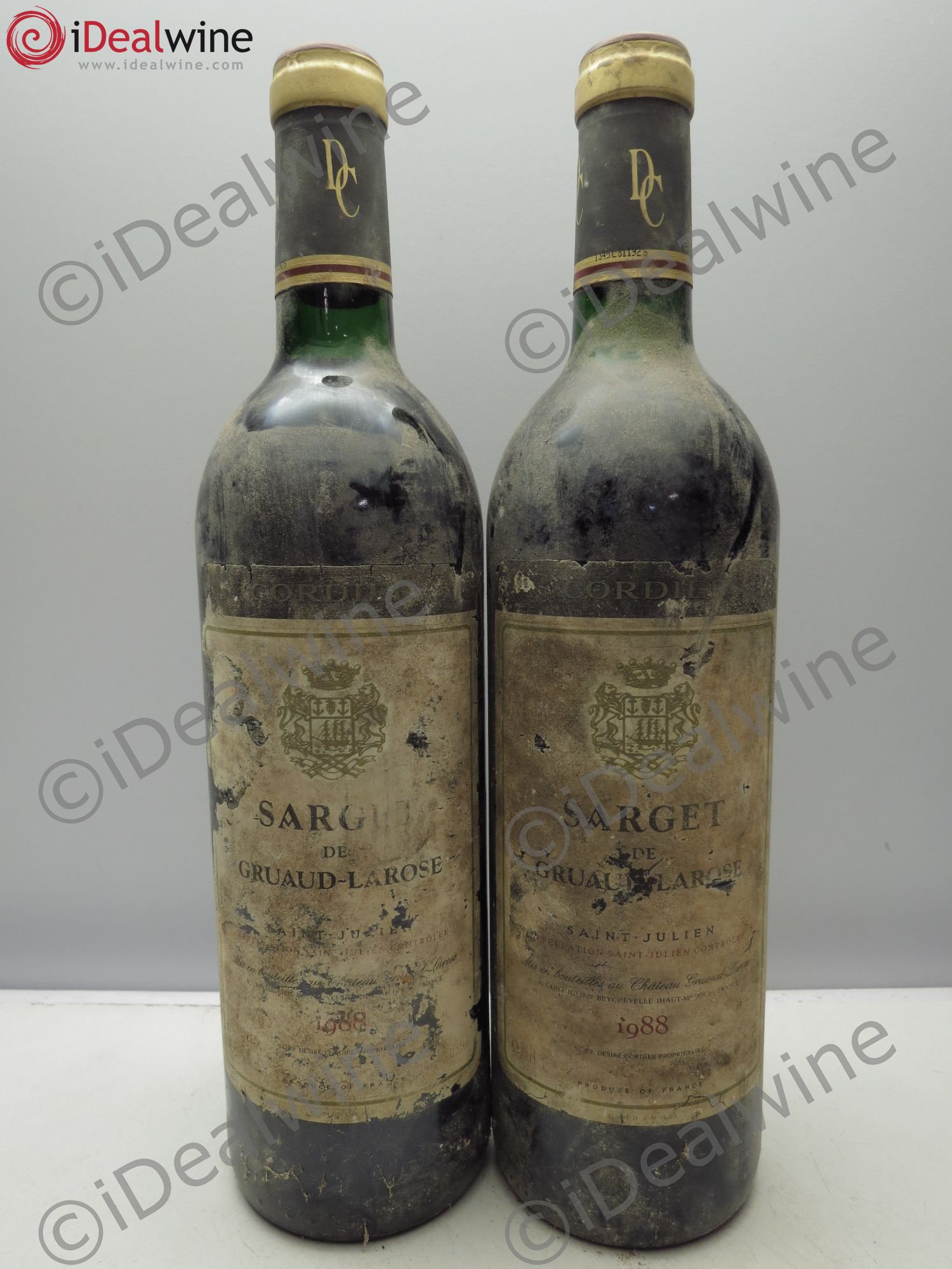 Sarget de Gruaud Larose Second Vin 1988 - Lot de 2 bouteilles - 0