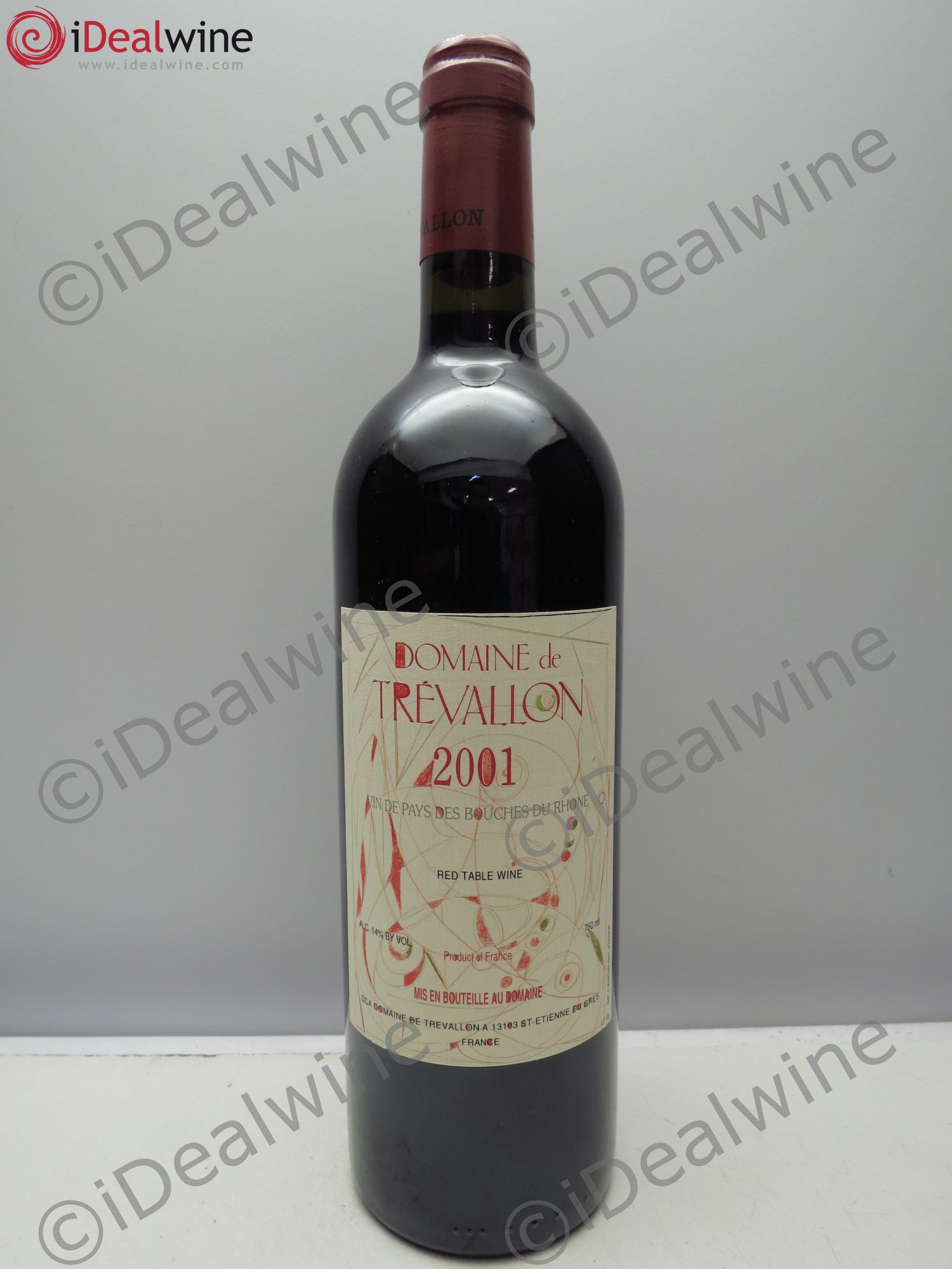 VDP Bouches du Rhône Trévallon (Domaine de) Eloi Dürrbach 2001 - Lot de 1 bouteille - 0