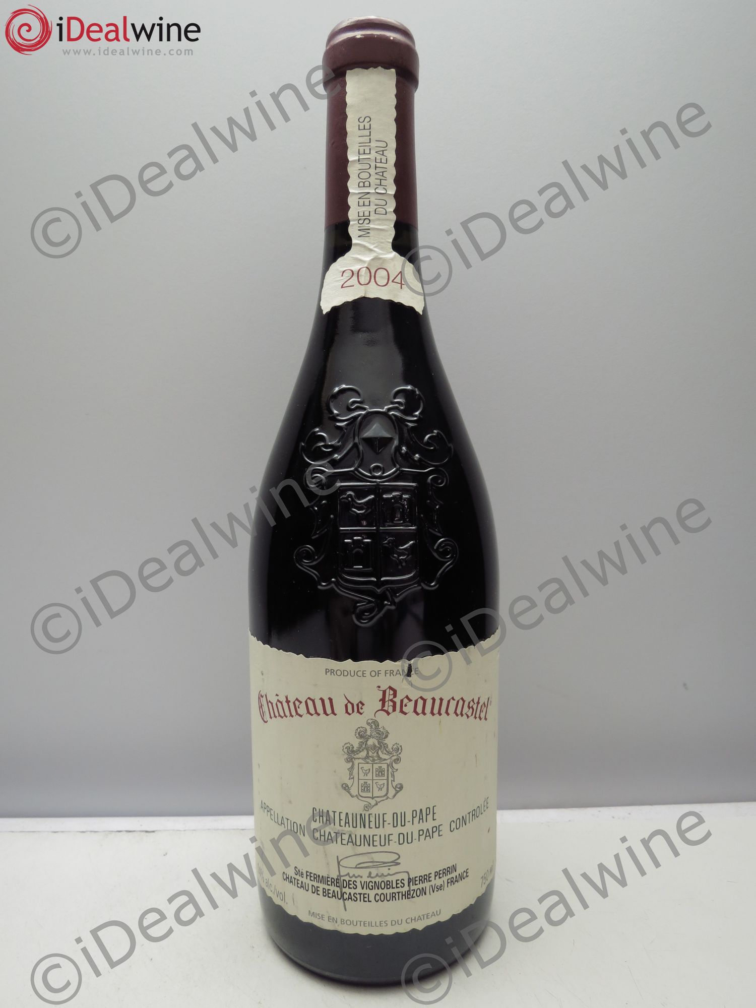 Châteauneuf-du-Pape Château de Beaucastel Famille Perrin 2004 - Lot de 1 bouteille - 0