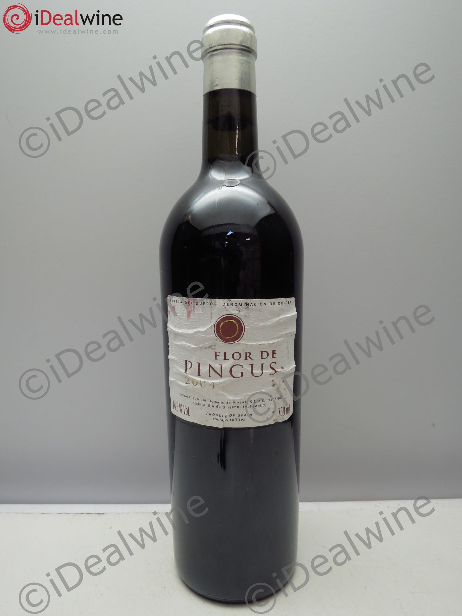 Ribera Del Duero Flor de Pingus Dominio de Pingus - Peter Sisseck 2004 - Lot de 1 bouteille - 0