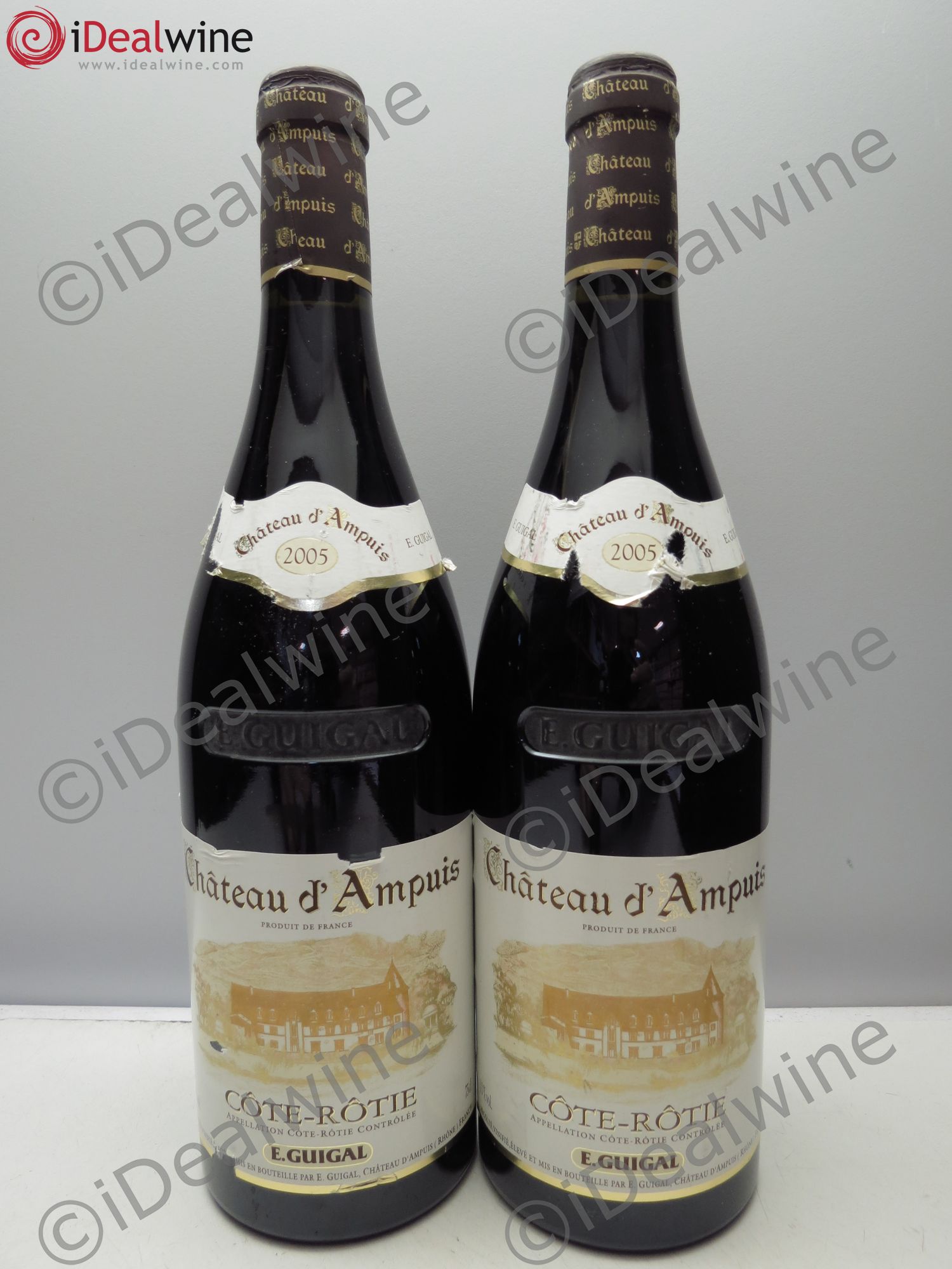 Côte-Rôtie Château d'Ampuis Guigal 2005 - Lot de 2 bouteilles - 0