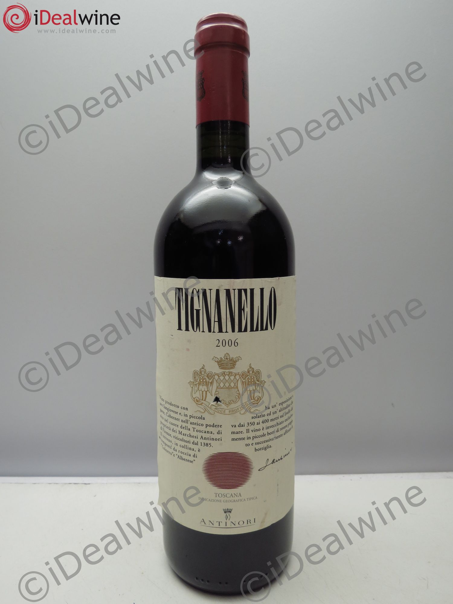 Toscana IGT Tignanello Tenuta Tignanello - Marchesi Antinori 2006 - Lot de 1 bouteille - 0