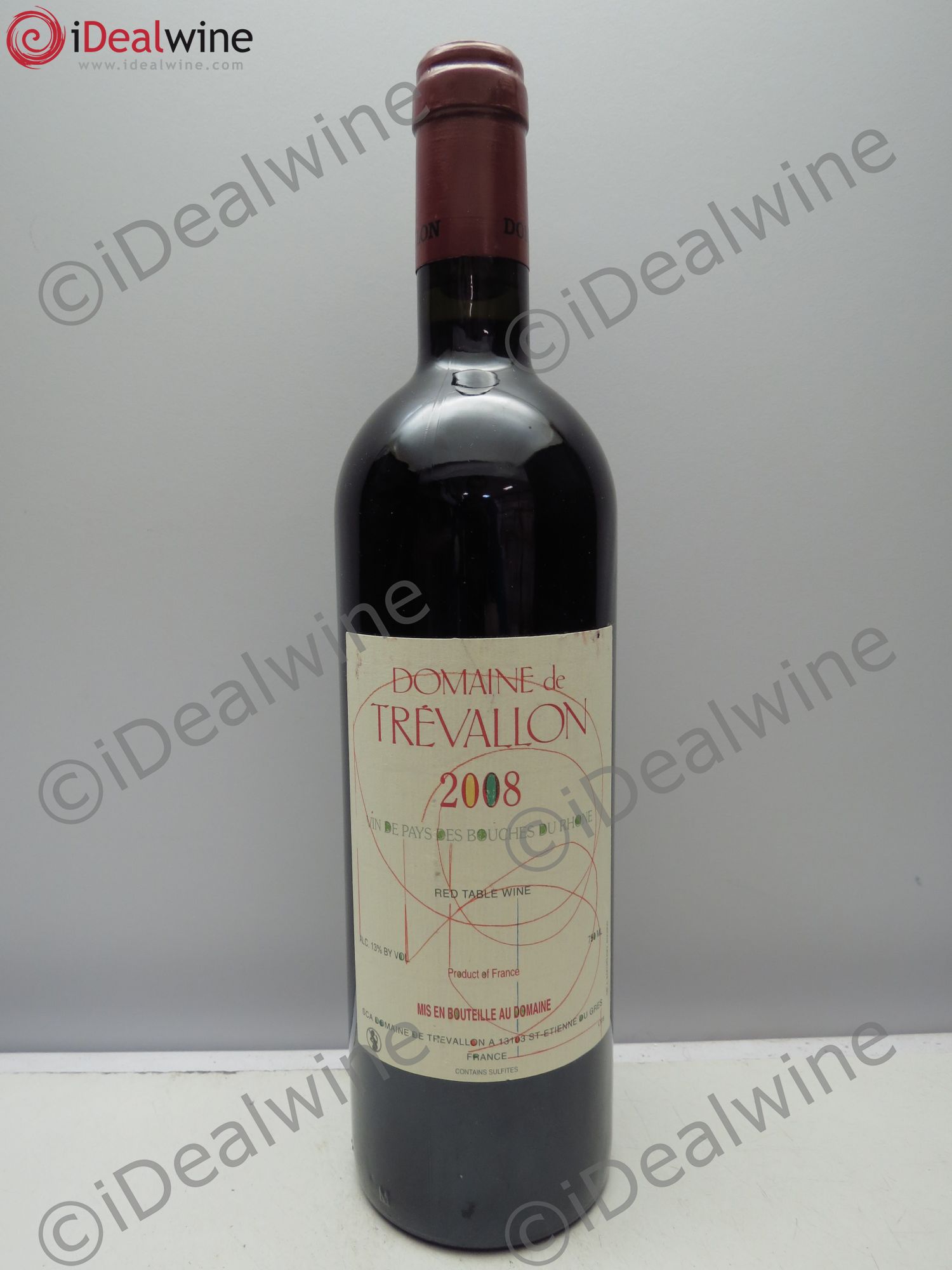VDP Bouches du Rhône Trévallon (Domaine de) Eloi Dürrbach 2008 - Lot de 1 bouteille - 0