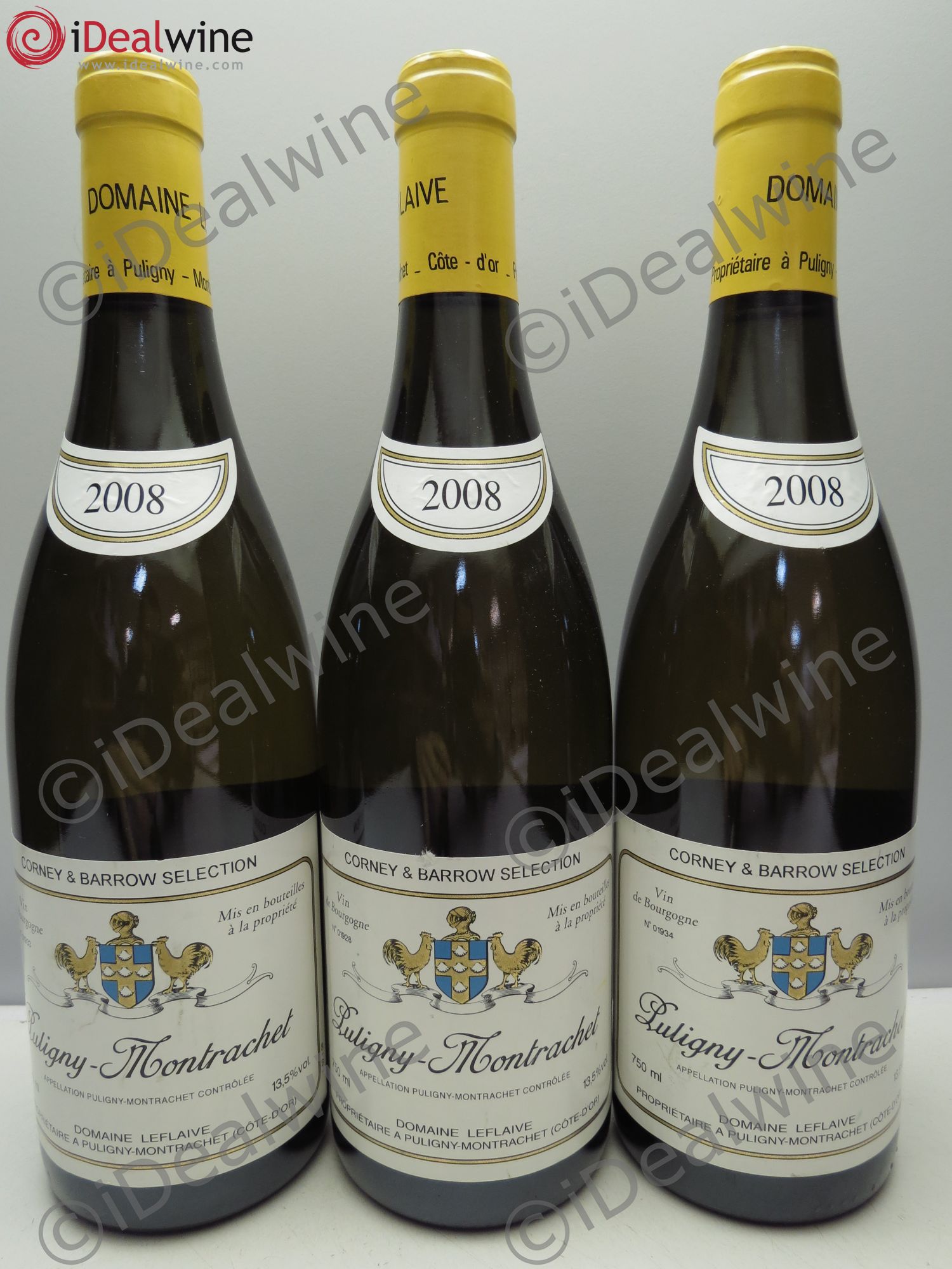 Puligny-Montrachet Leflaive (Domaine) 2008 - Lot de 3 bouteilles - 0