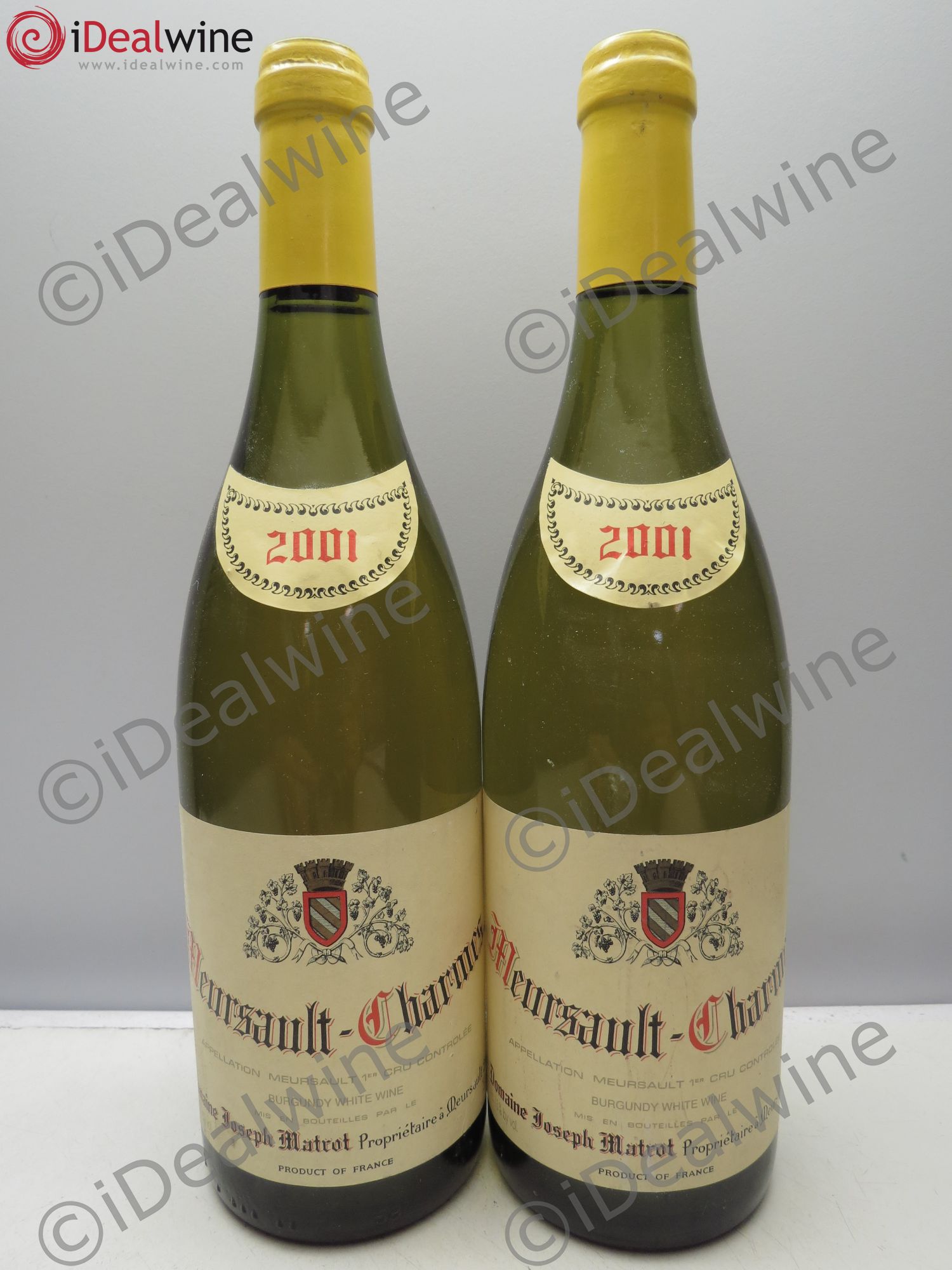 Meursault 1er Cru 2001 - Lot de 2 bouteilles - 0