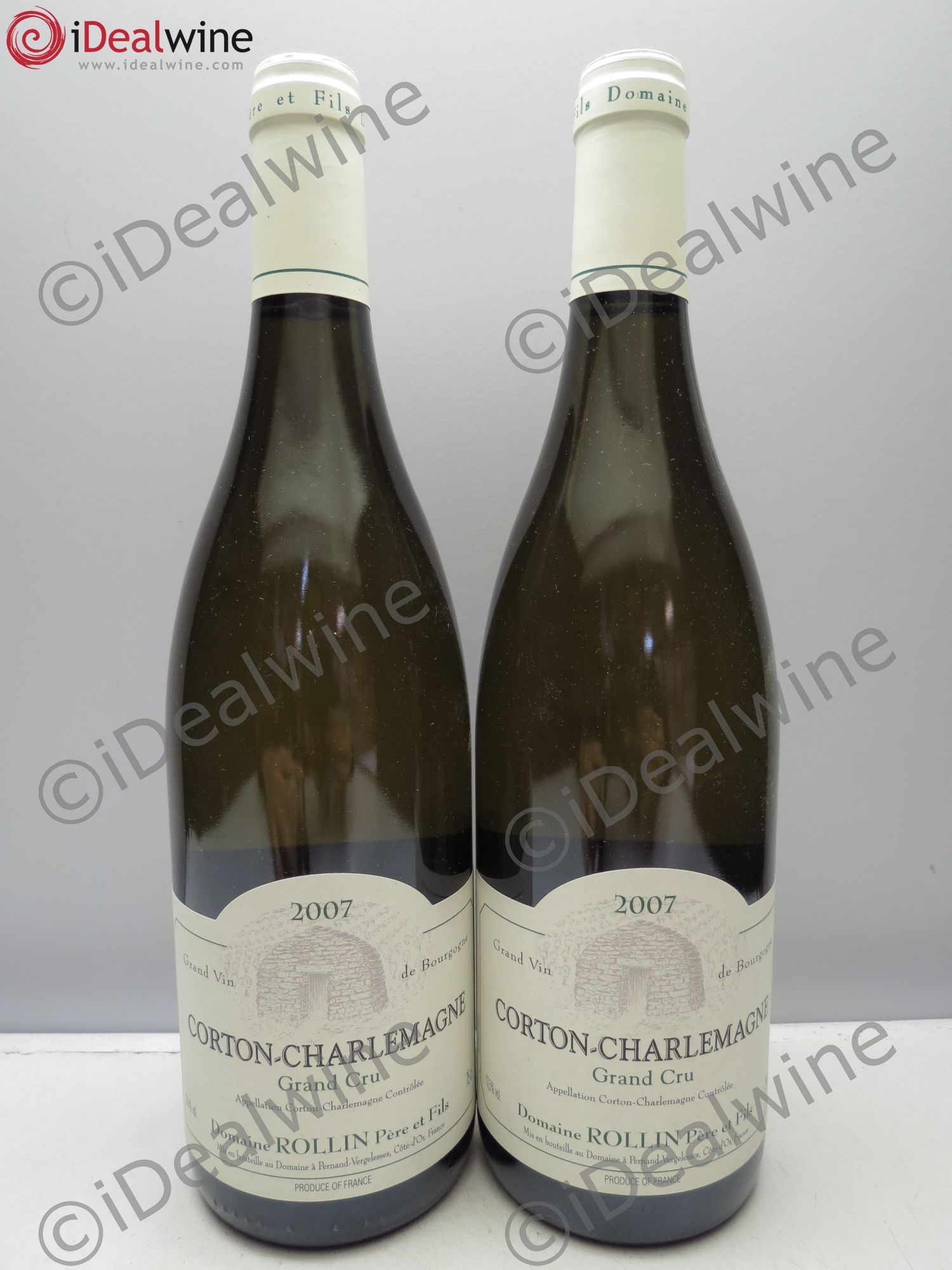 Corton-Charlemagne Grand Cru Rémi Rollin 2007 - Lotto di 2 bottiglie - 0